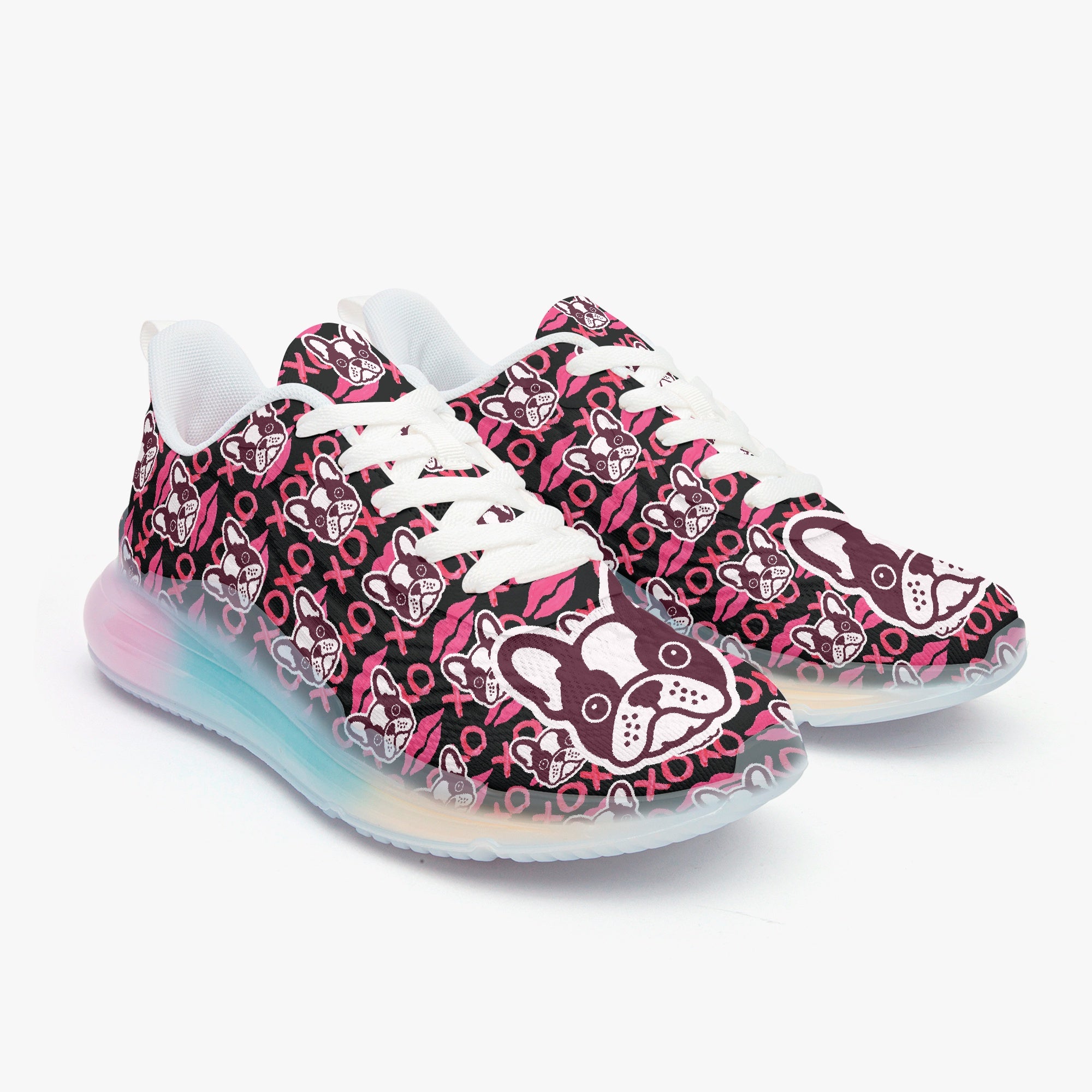 Frenchie Lightweight Classic Sneakers for Dog Park Days-fadou