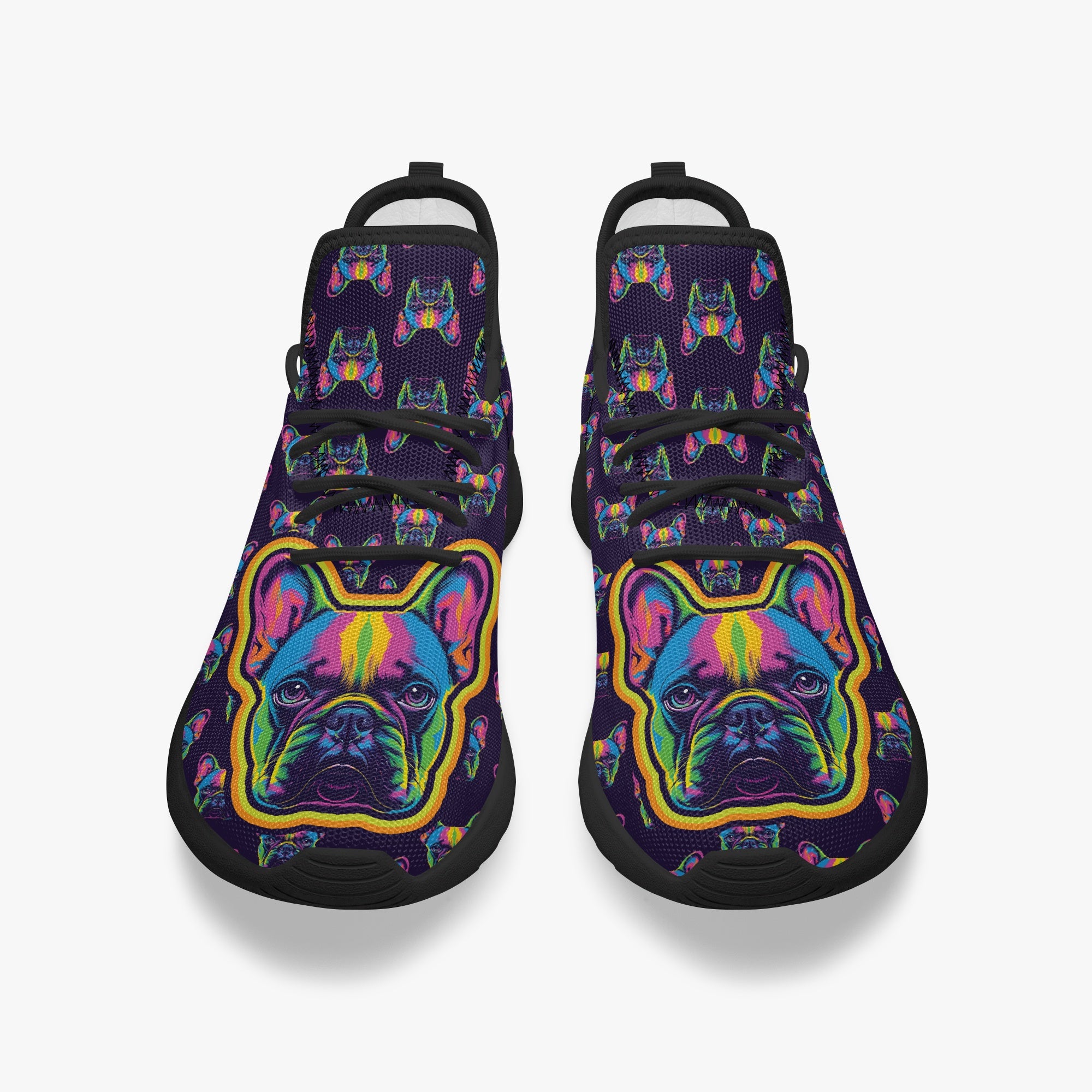 French Bulldog Classic Canvas Sneakers for Dog Moms & Dads-fadou