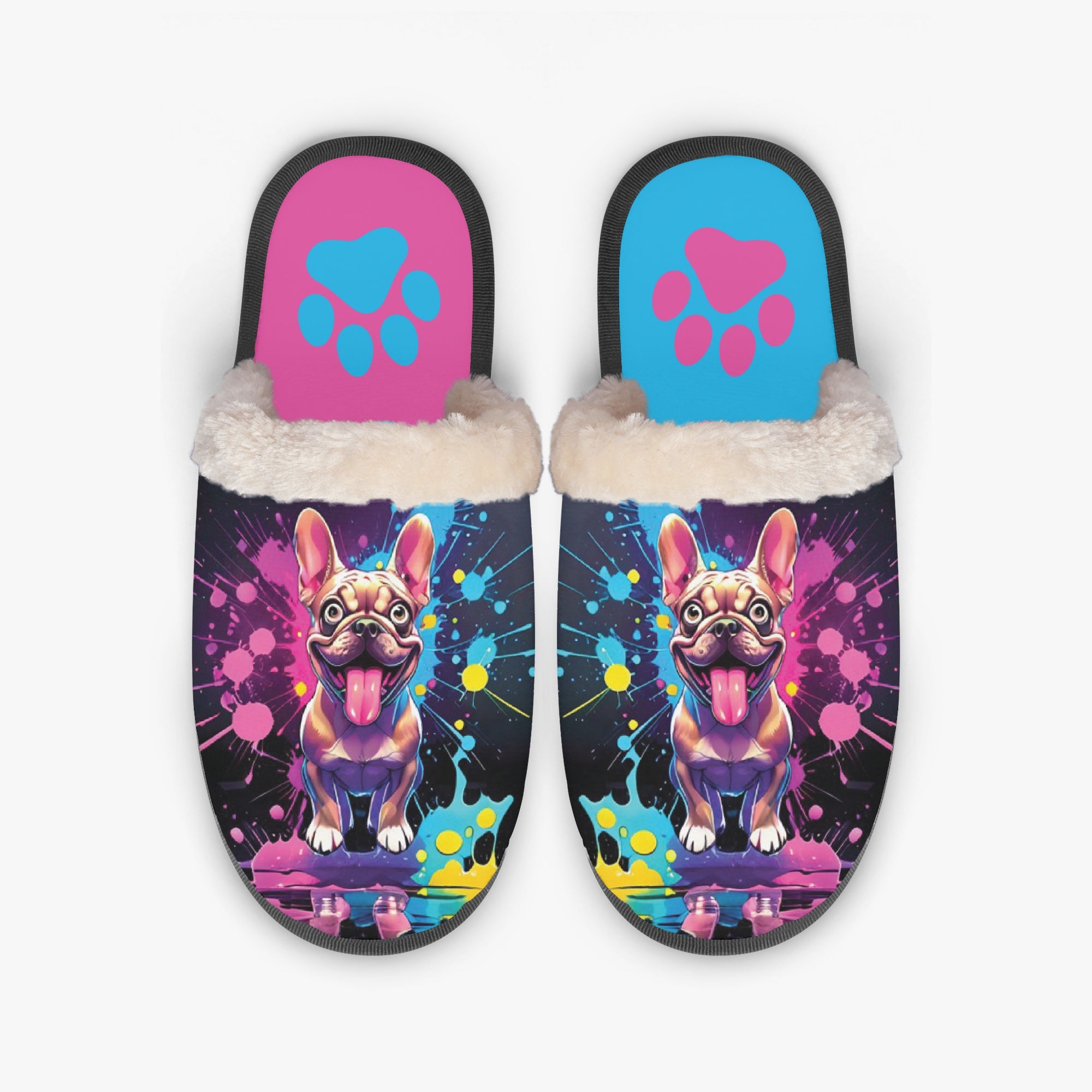 French Bulldog Cozy Indoor Shoes for Frenchie Enthusiasts-fadou
