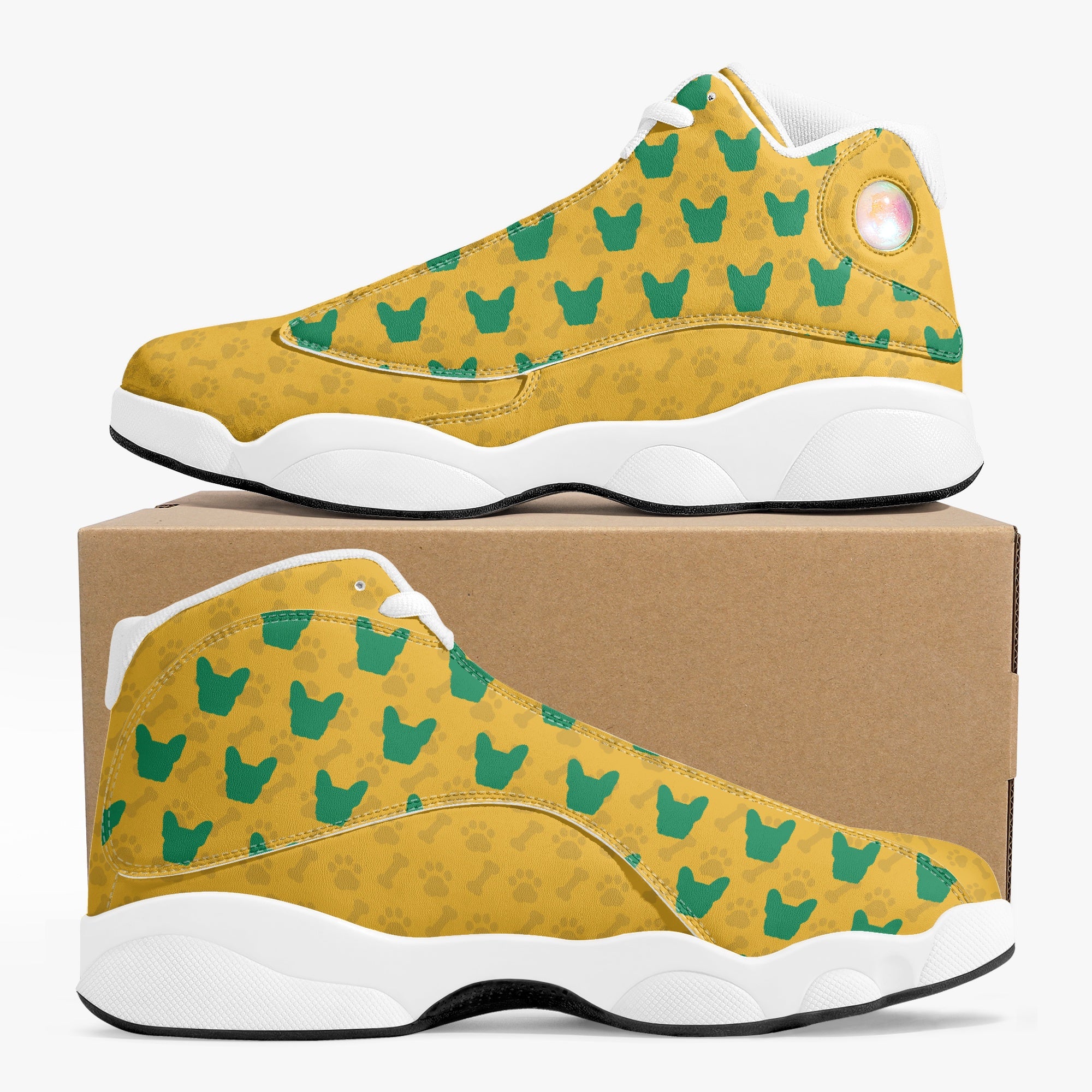 Remy French Bulldog Canvas Sneakers for Dog Moms & Dads-fadou
