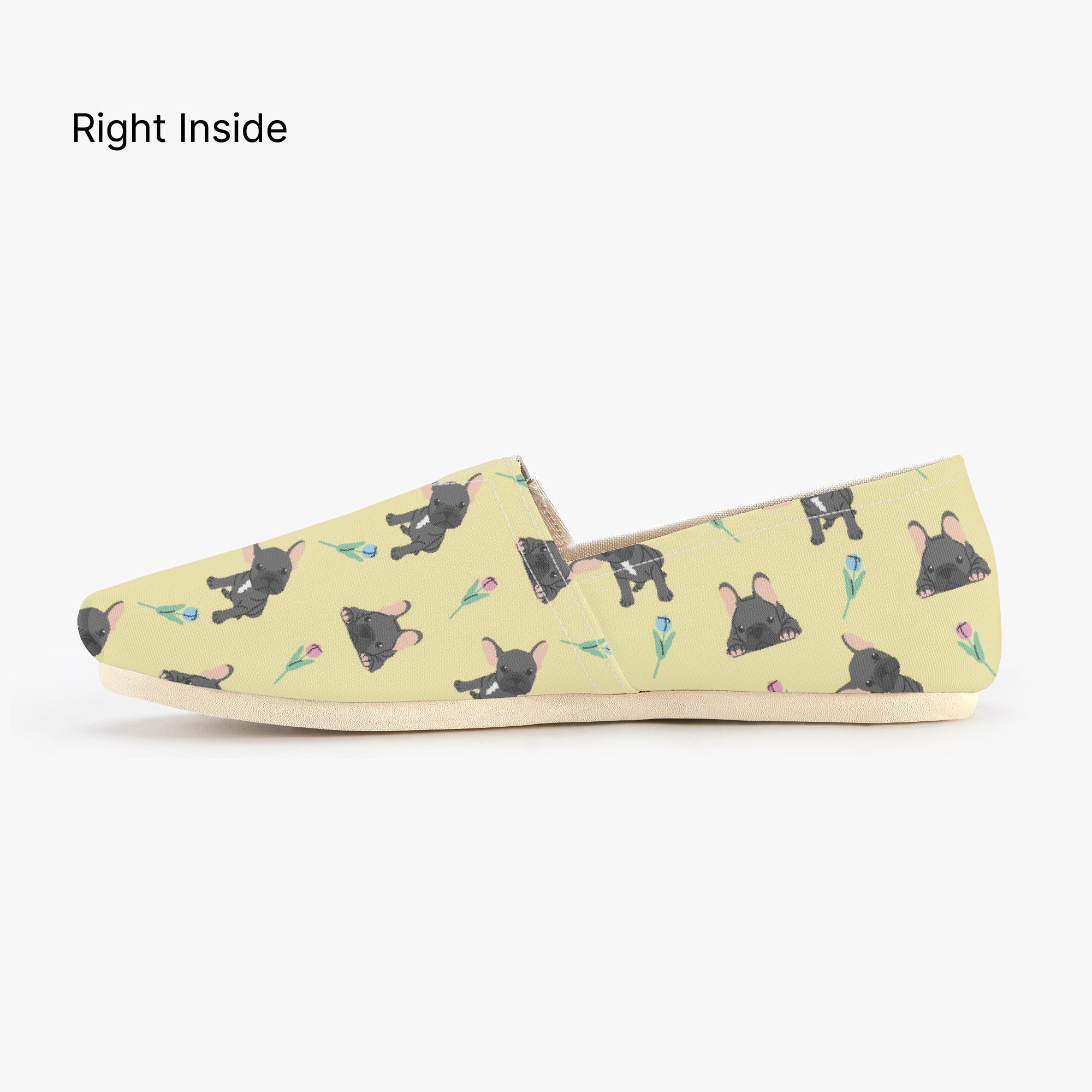 French Bulldog Casual Classic Sneakers for Everyday Wear-fadou