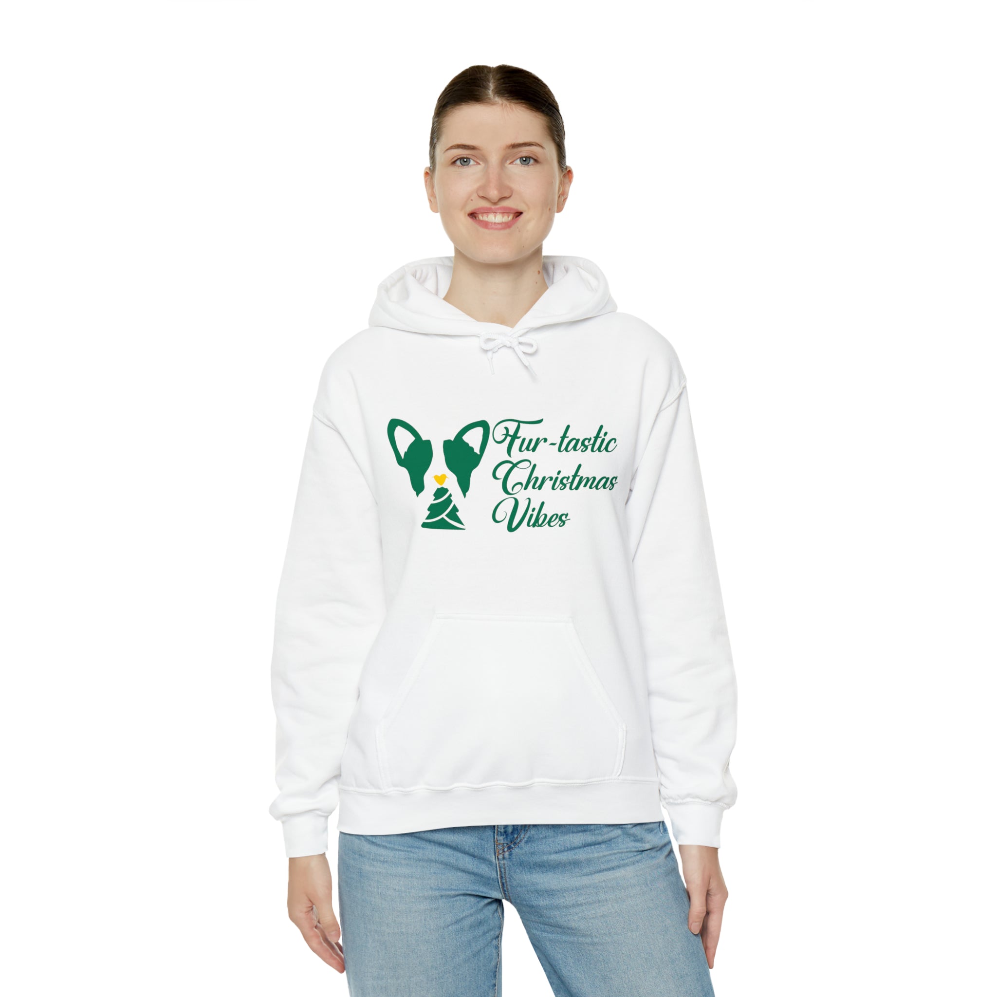 Frenchie Christmas Cotton Sweatshirt for Frenchie Enthusiasts-fadou