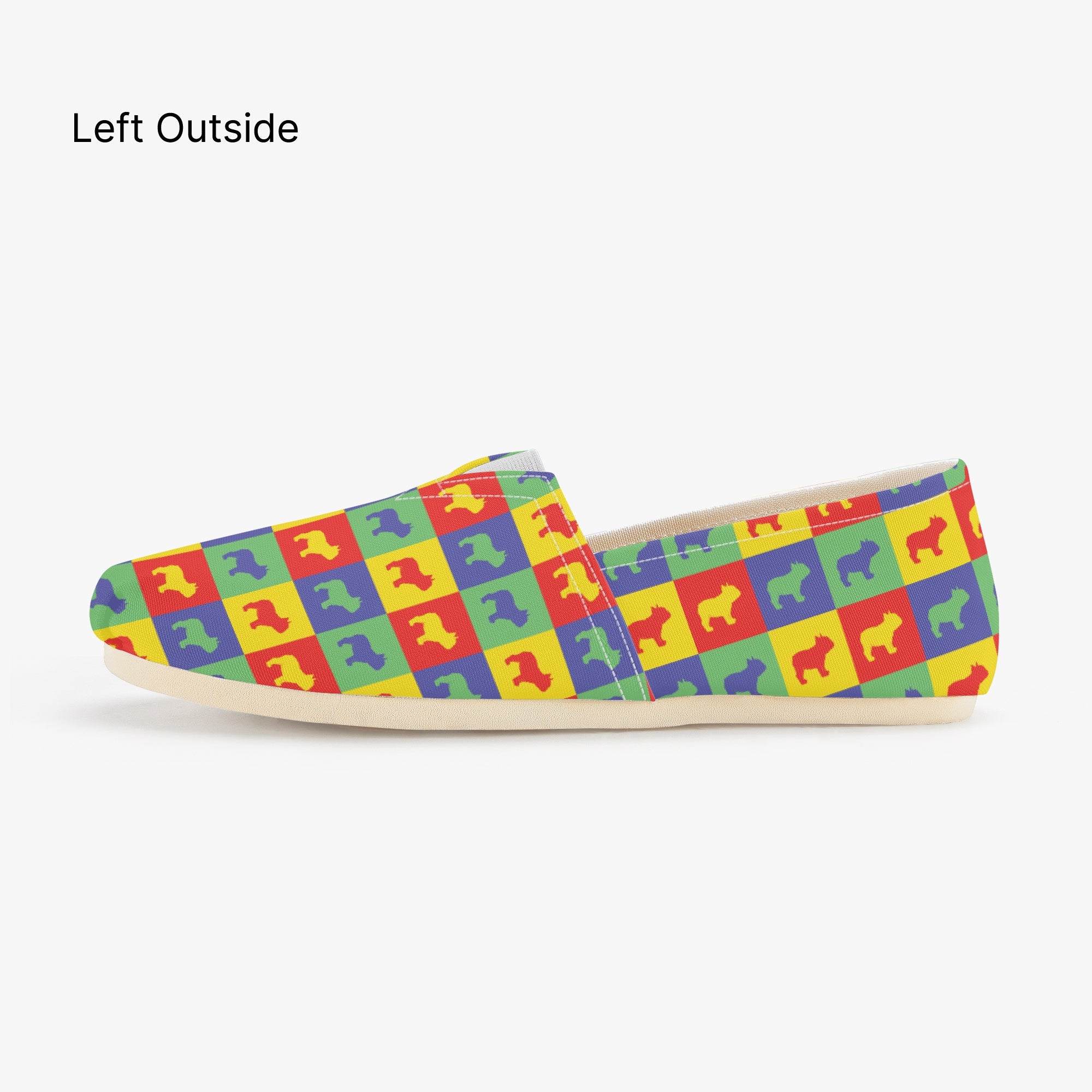 French Bulldog Casual High-Top Shoes for Frenchie Enthusiasts-fadou
