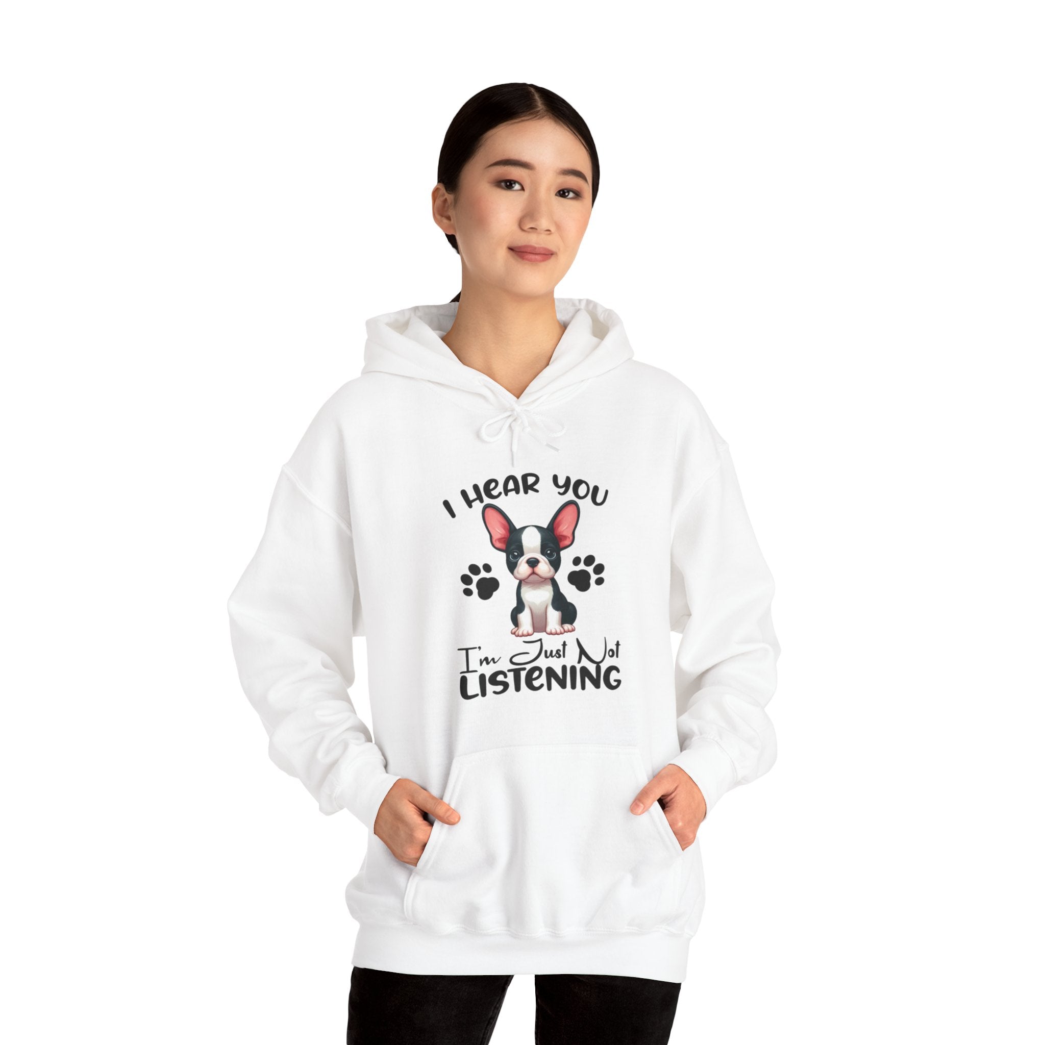 Ozzie French Bulldog Fleece Hoodie for Frenchie Enthusiasts-fadou
