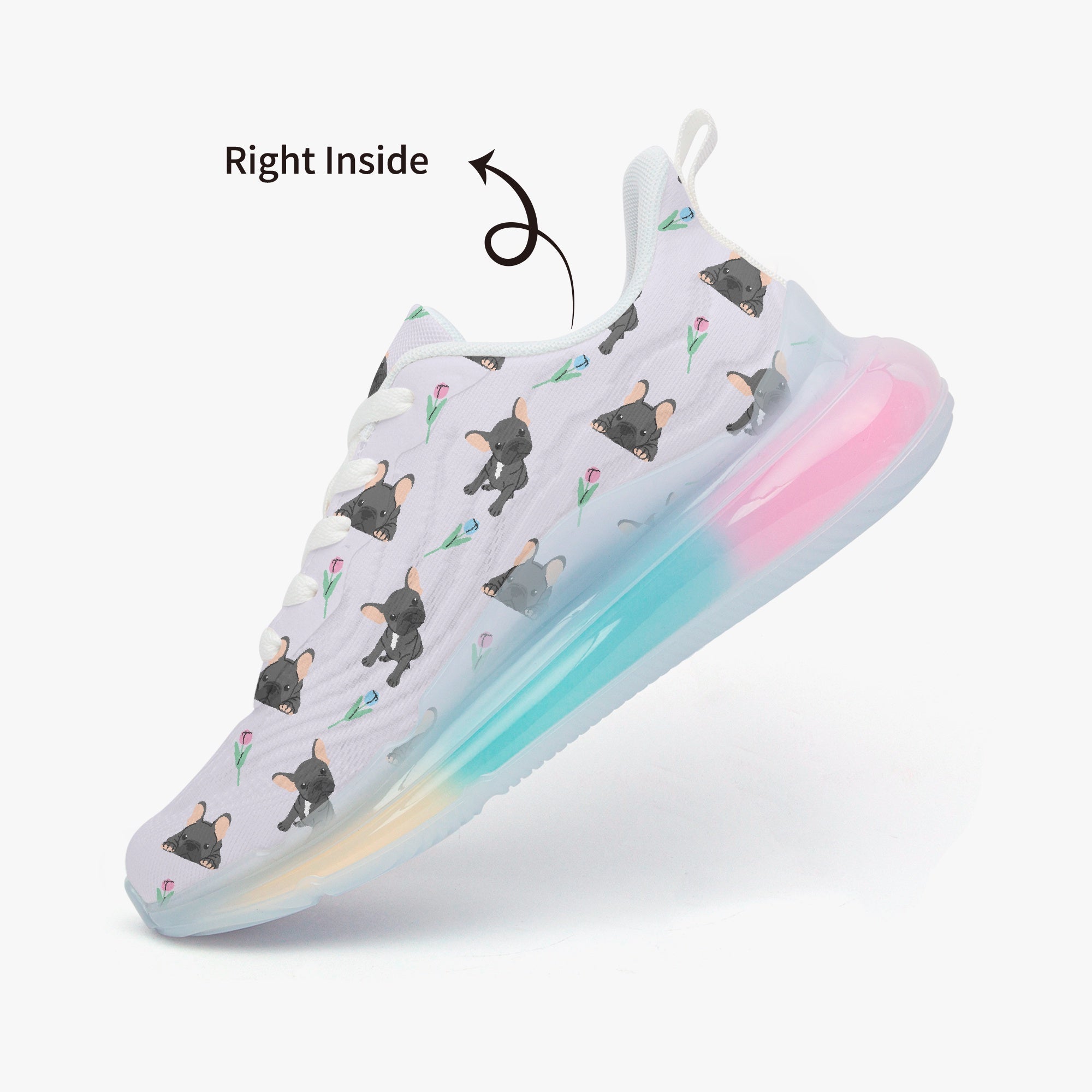 French Bulldog Lightweight Classic Sneakers for Frenchie Fans-fadou