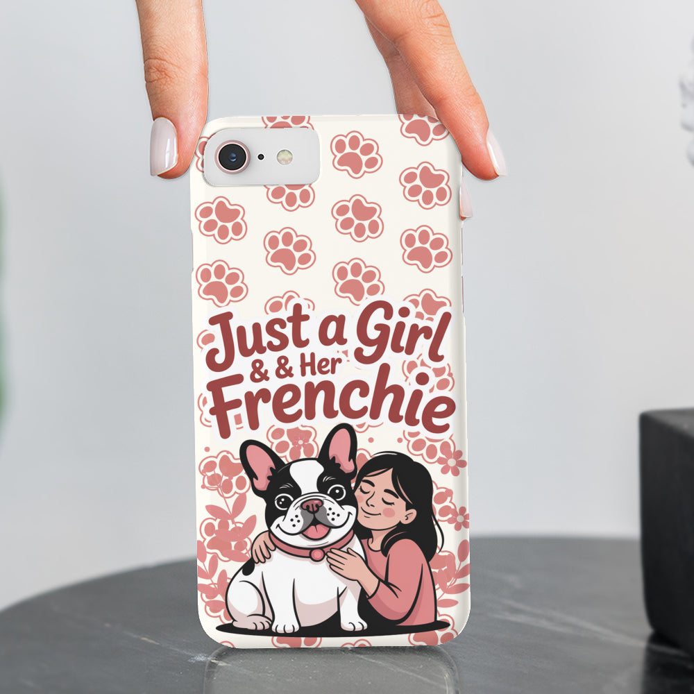 Louie French Bulldog Slim Phone Shell for Dog Park Days-fadou