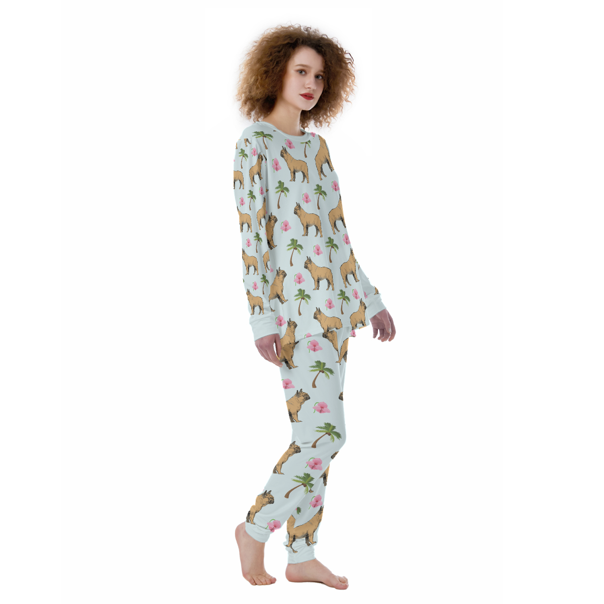 MIA French Bulldog Loungewear Set for Frenchie Enthusiasts-fadou