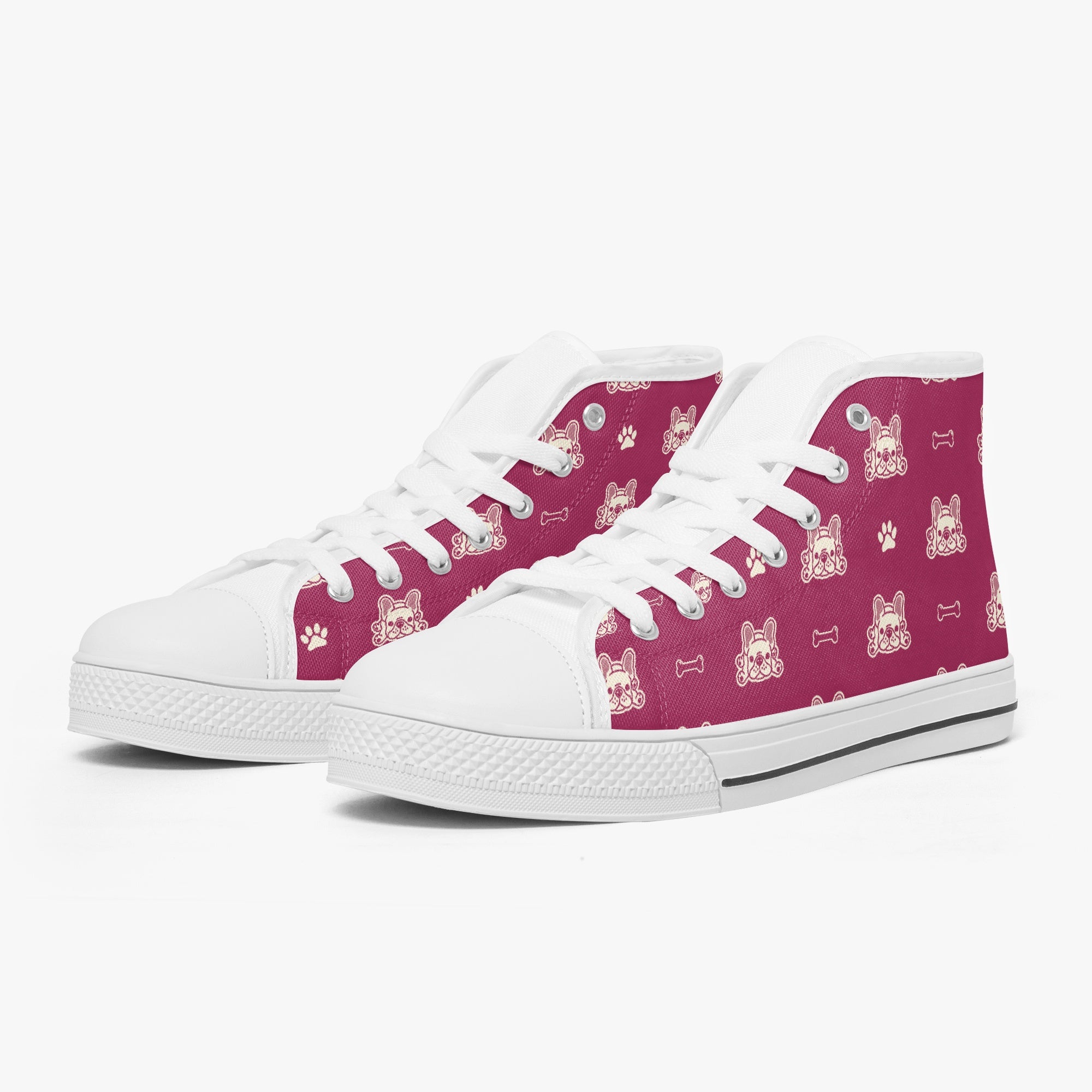 French Bulldog Classic Casual Footwear for Frenchie Fans-fadou