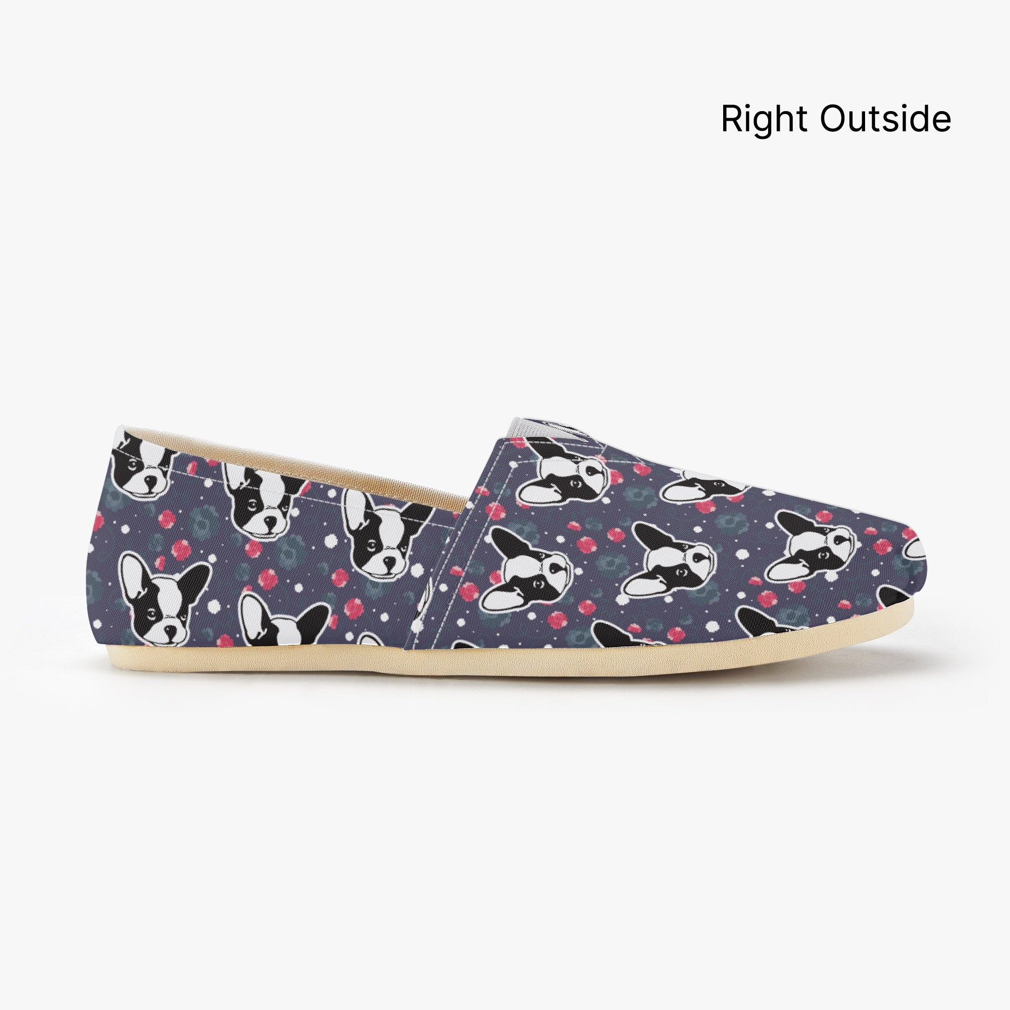 French Bulldog Casual Classic Sneakers for Dog Park Days-fadou