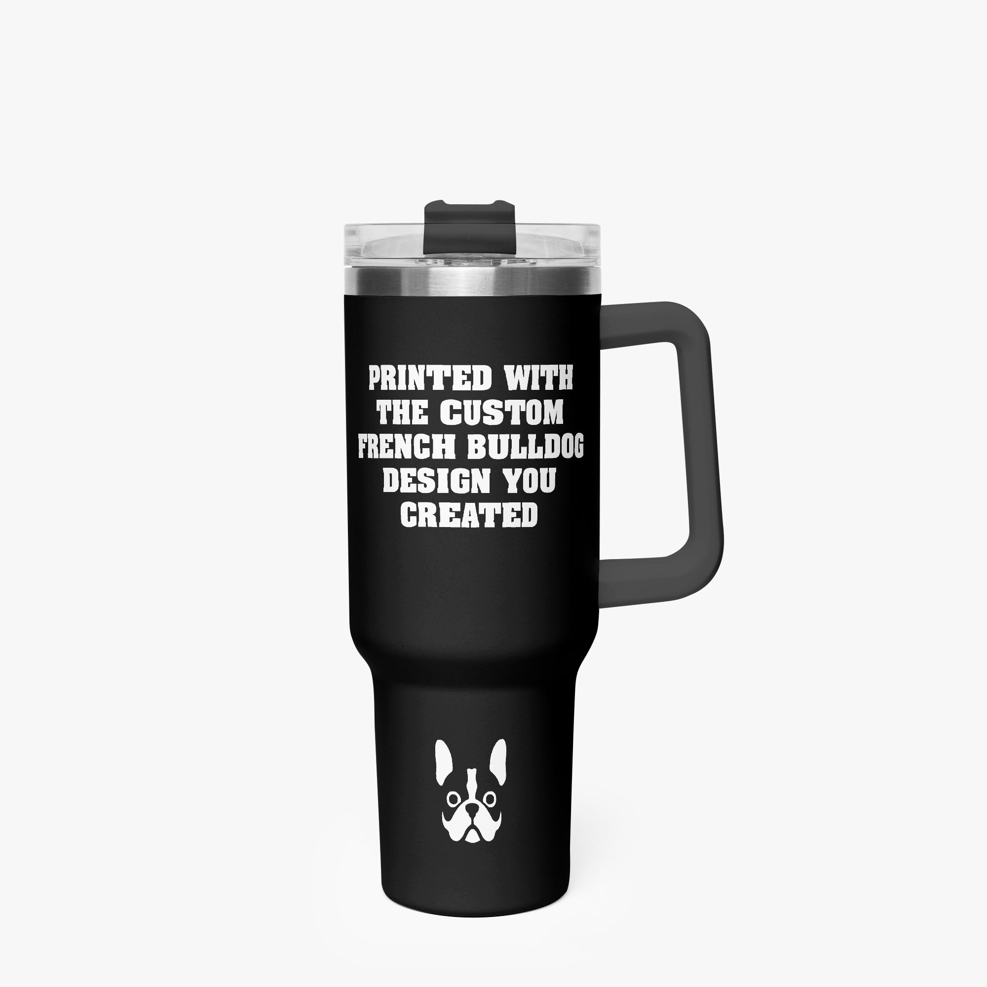 French Bulldog Personalized Stainless Tumbler for Dog Park Days-fadou