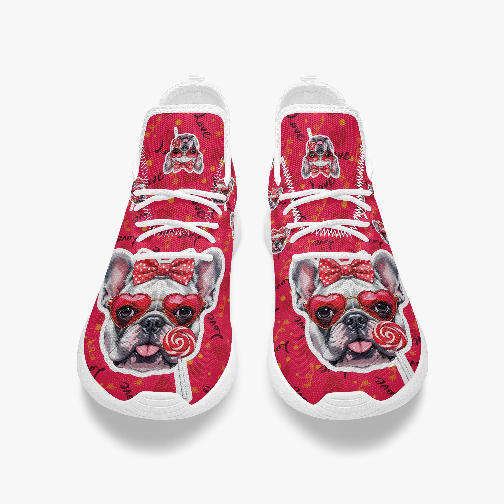 Frenchie Classic Canvas Sneakers for Frenchie Enthusiasts-fadou