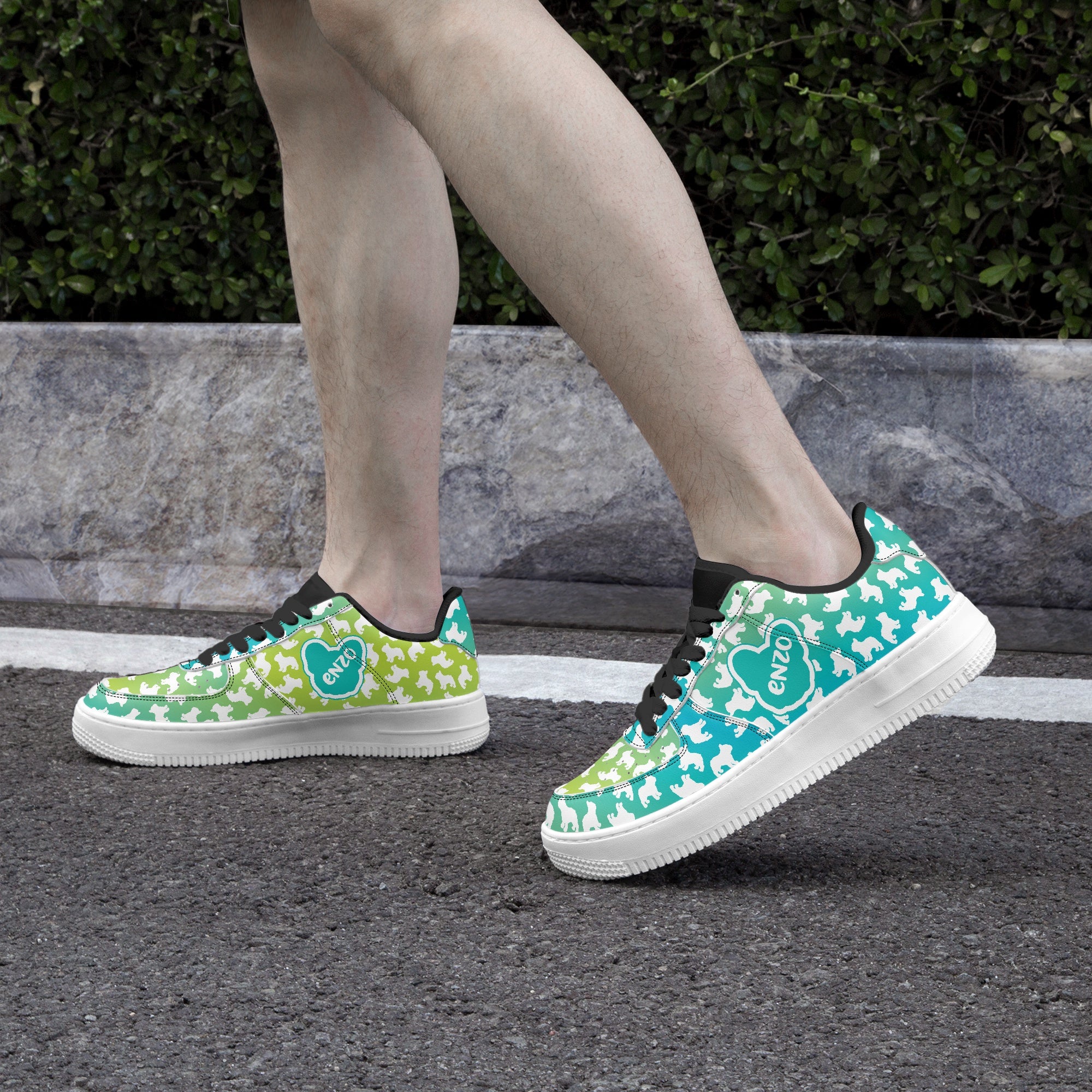 French Bulldog Personalized Classic Sneakers for Dog Moms & Dads-fadou