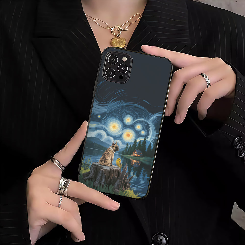 Lucy French Bulldog Slim Phone Shell for Dog Moms & Dads-fadou