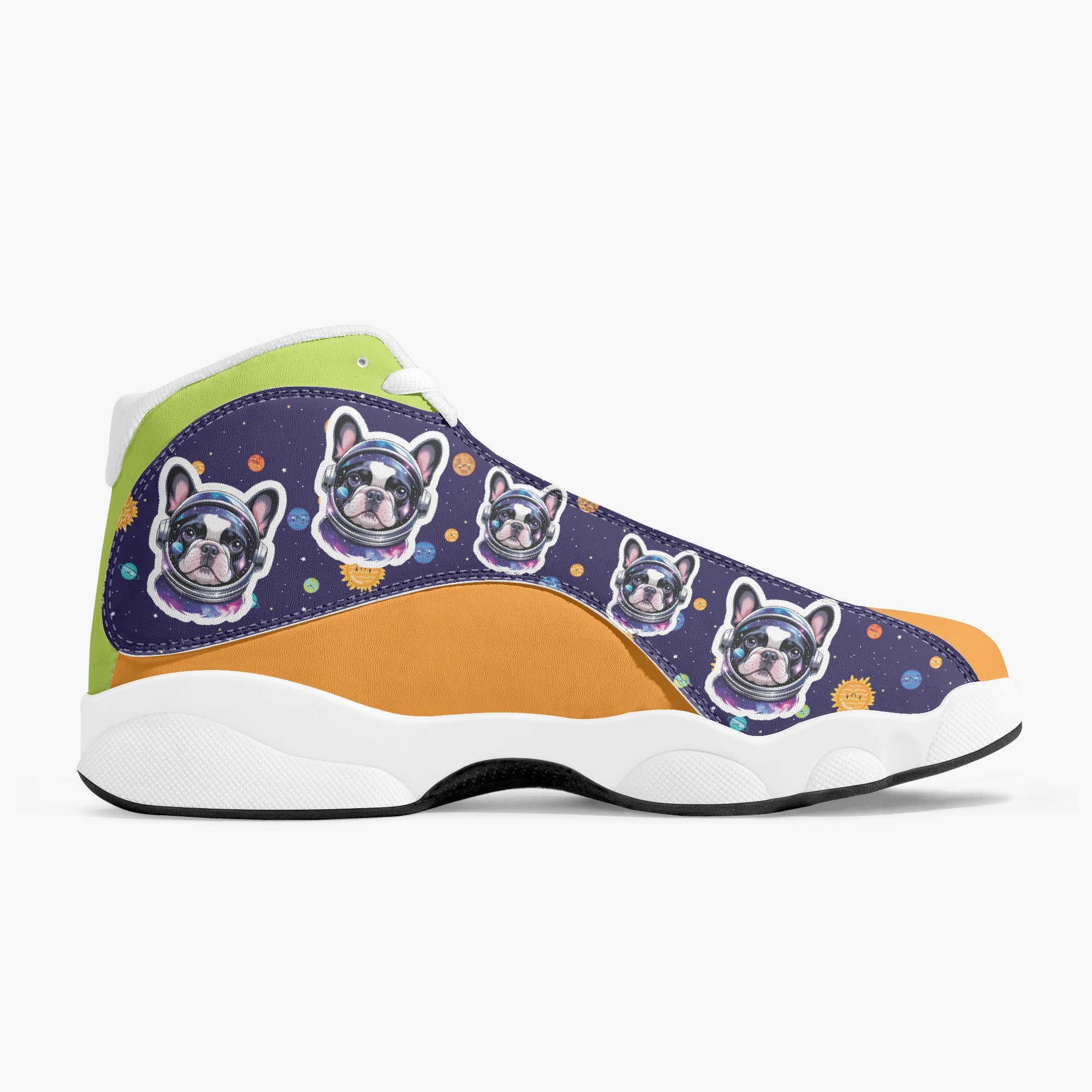 Cleo French Bulldog High-Top Shoes for Frenchie Enthusiasts-fadou