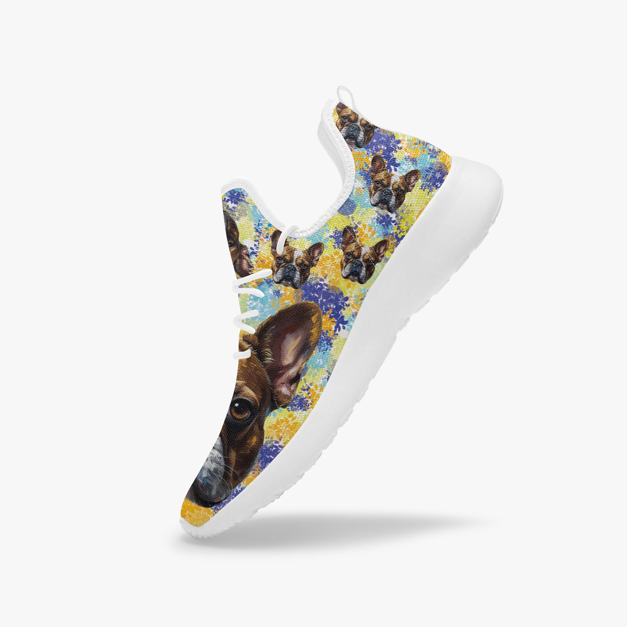 Frenchie Classic High-Top Shoes for Frenchie Enthusiasts-fadou