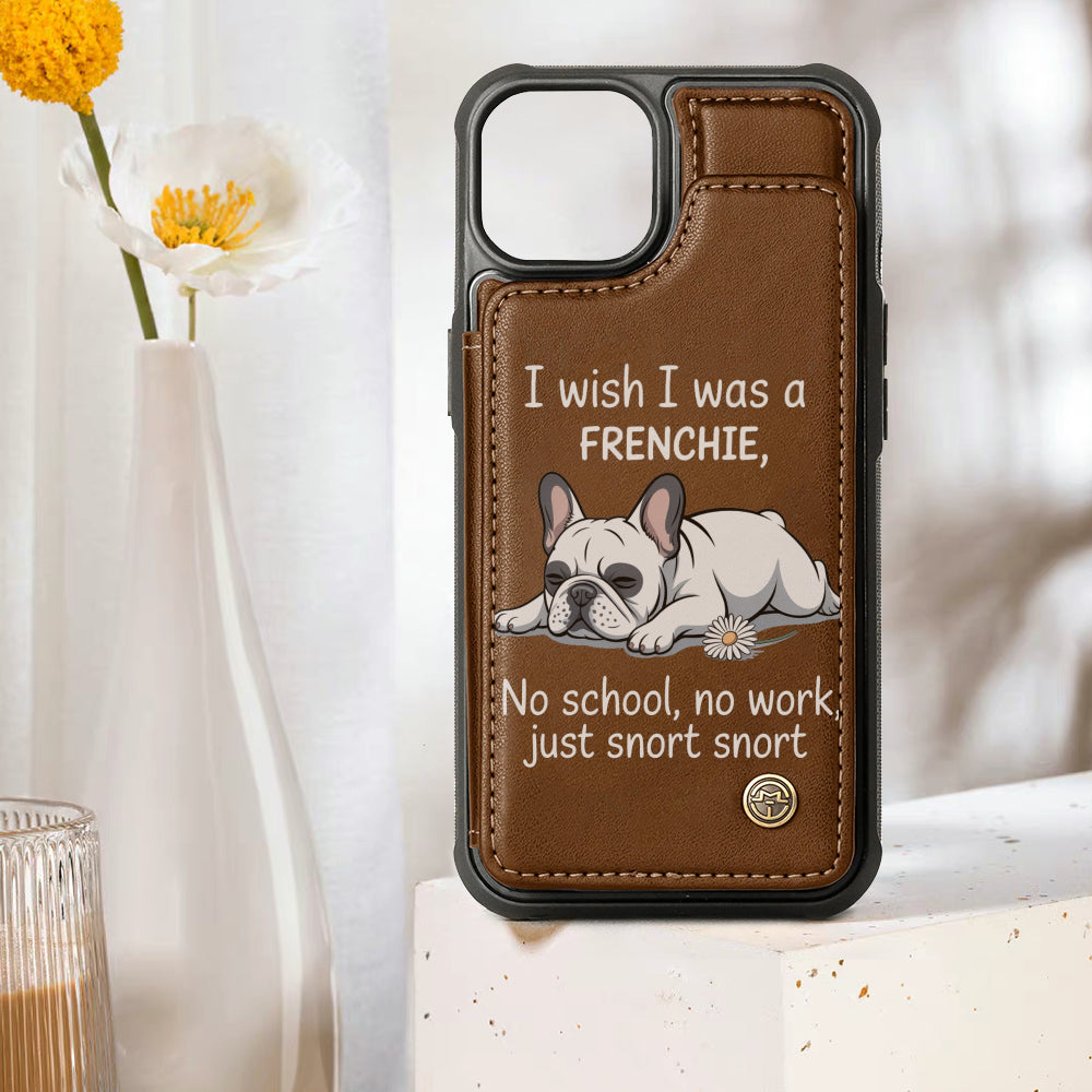 Duke French Bulldog Card Holder for Frenchie Enthusiasts-fadou