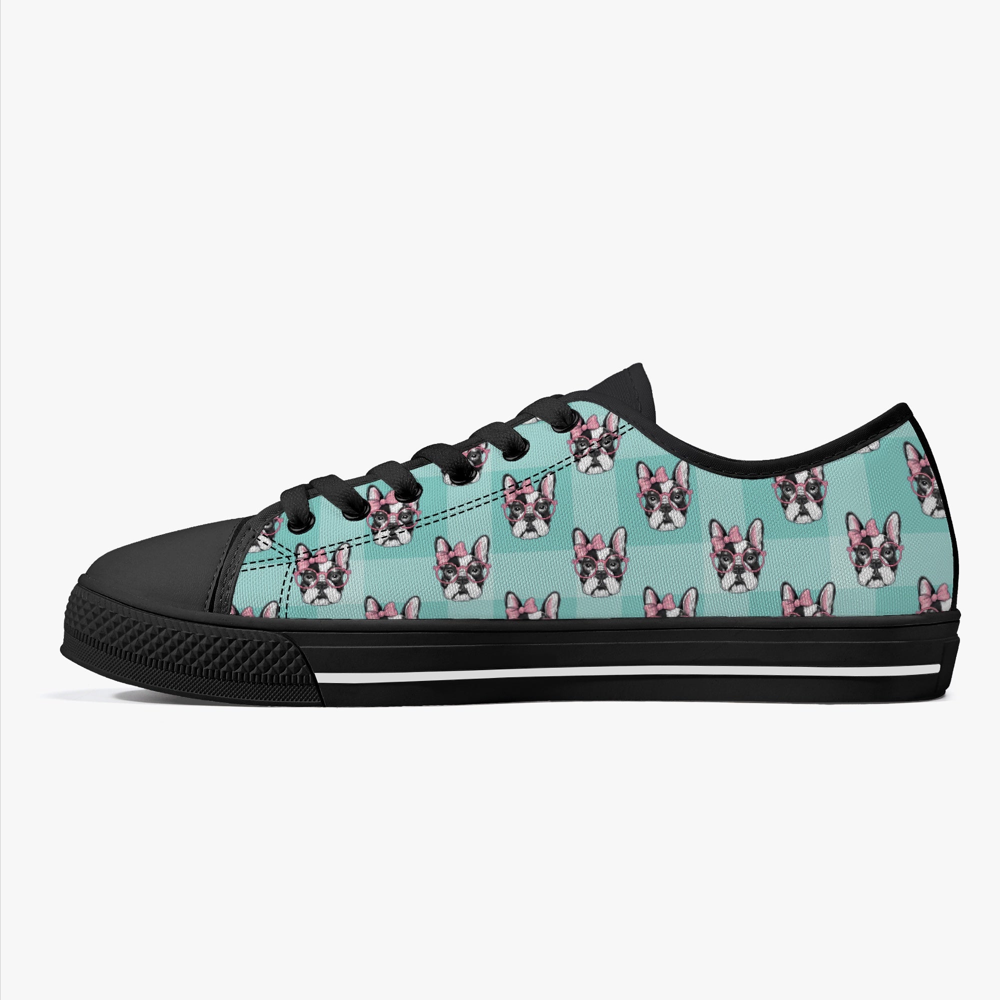 French Bulldog Casual Footwear for Frenchie Enthusiasts-fadou