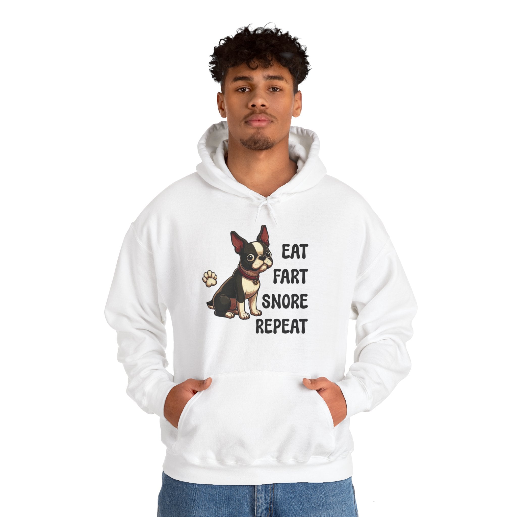 Richie French Bulldog Fleece Hoodie for Dog Moms & Dads-fadou