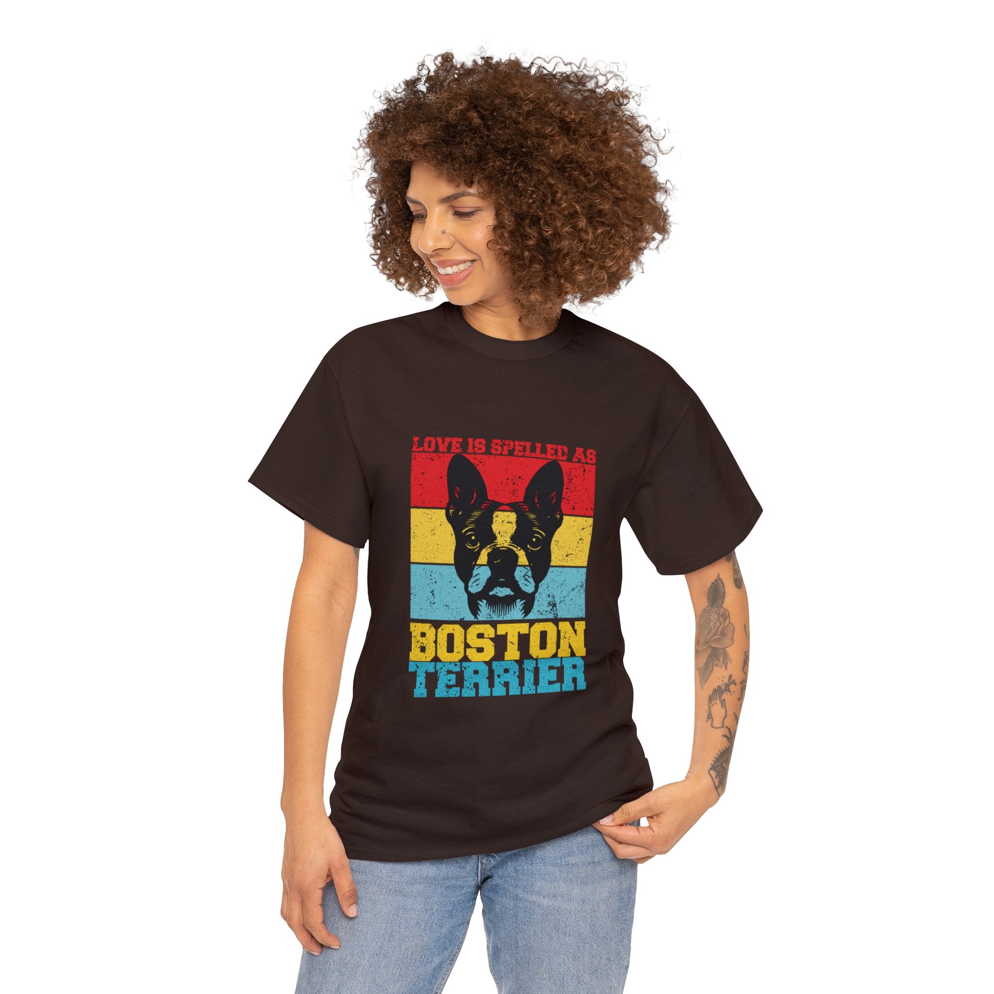 Ginger - Unisex Tshirts for Boston Terrier Lovers for Dog Moms & Dads-fadou