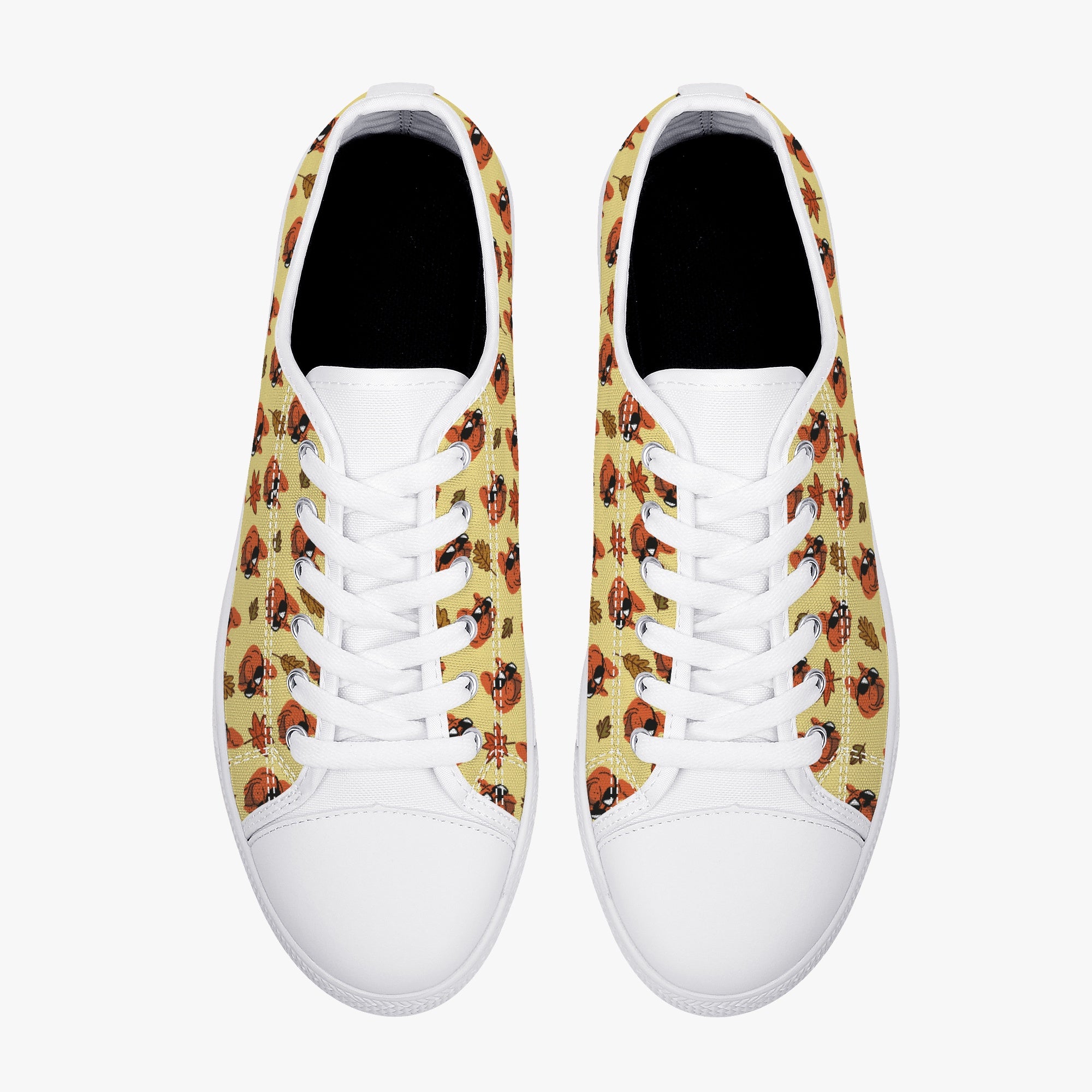 Low-Top Classic Casual Footwear for Frenchie Enthusiasts-fadou