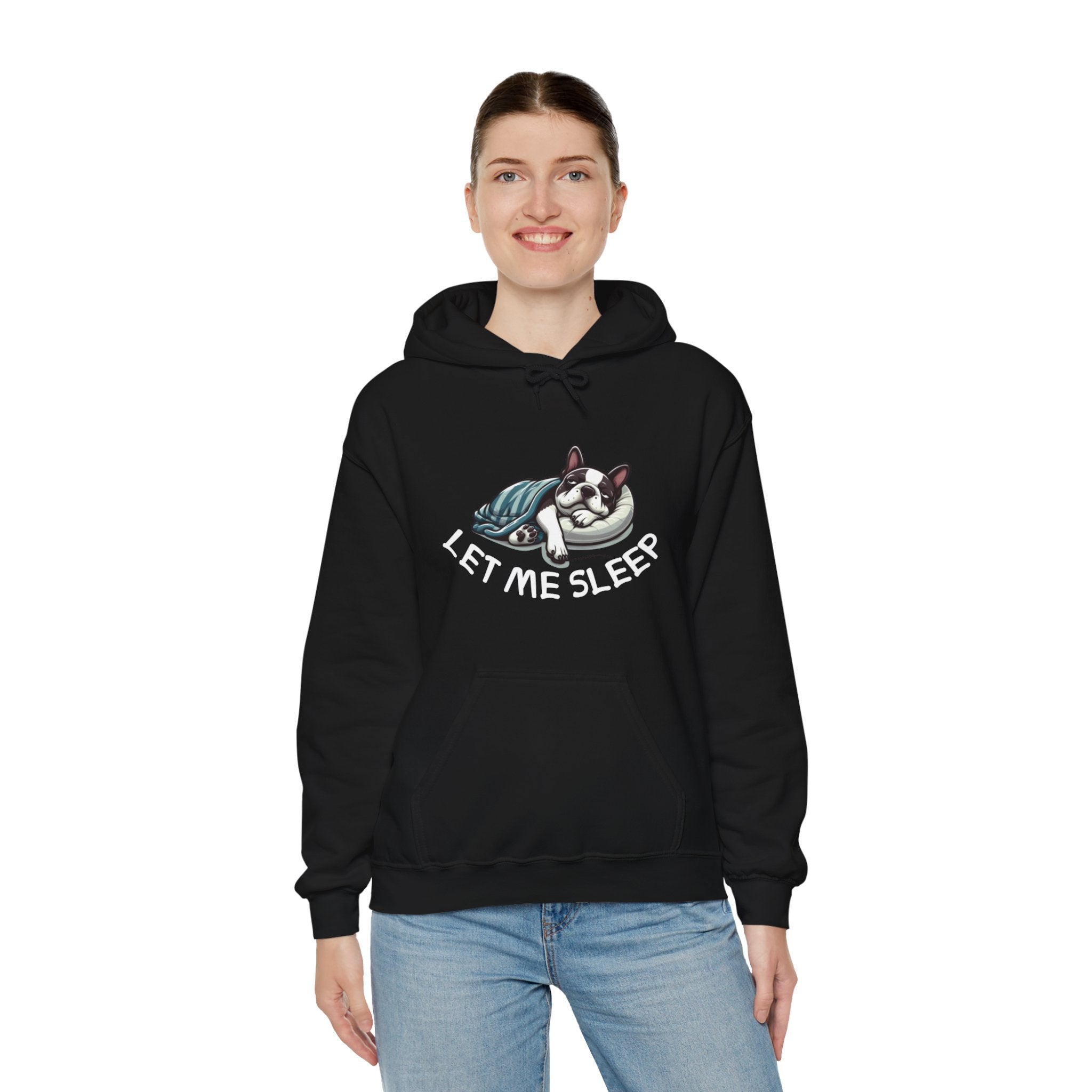 Bruiser French Bulldog Cotton Sweatshirt for Pet Parents-fadou