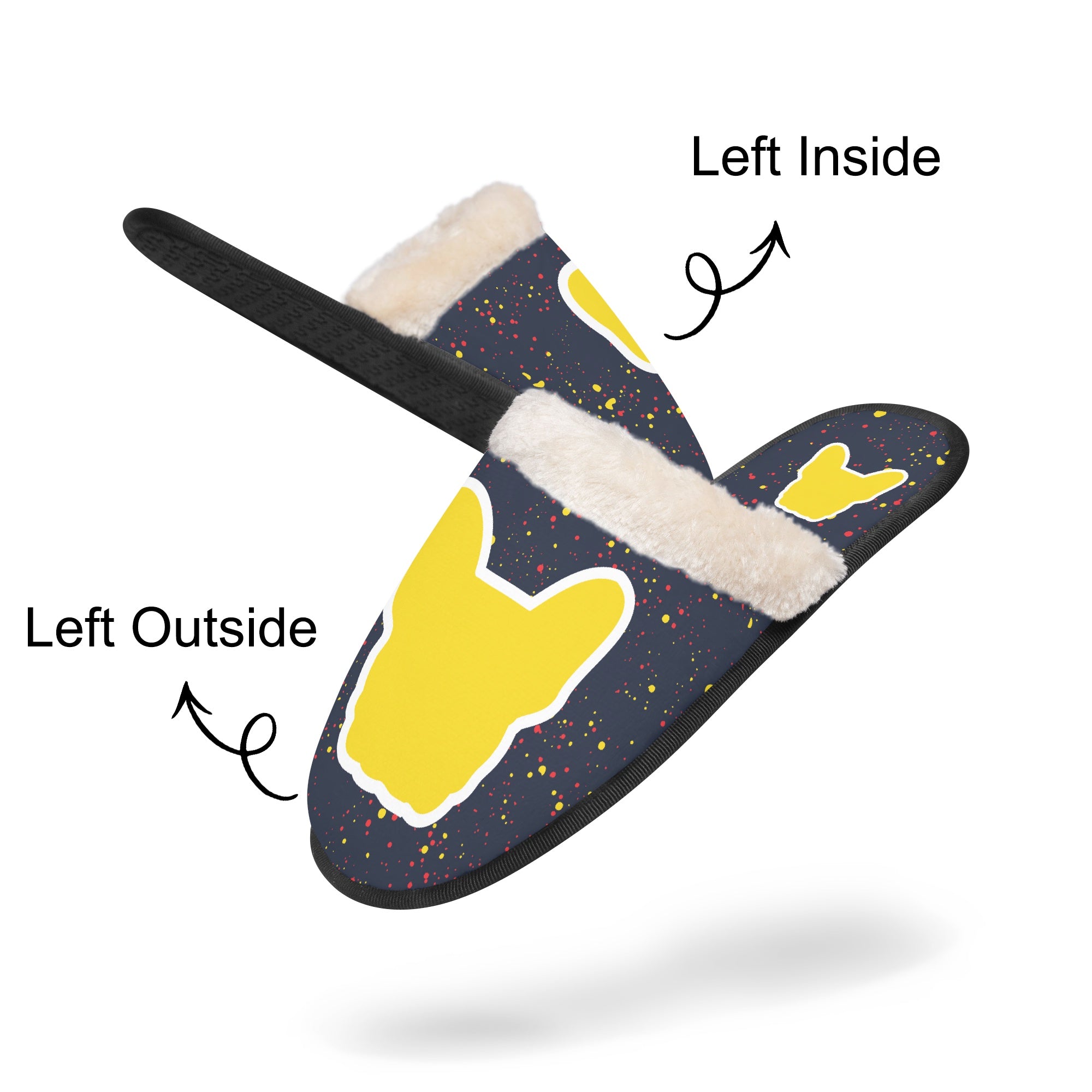 French Bulldog Winter Soft House Shoes for Frenchie Enthusiasts-fadou