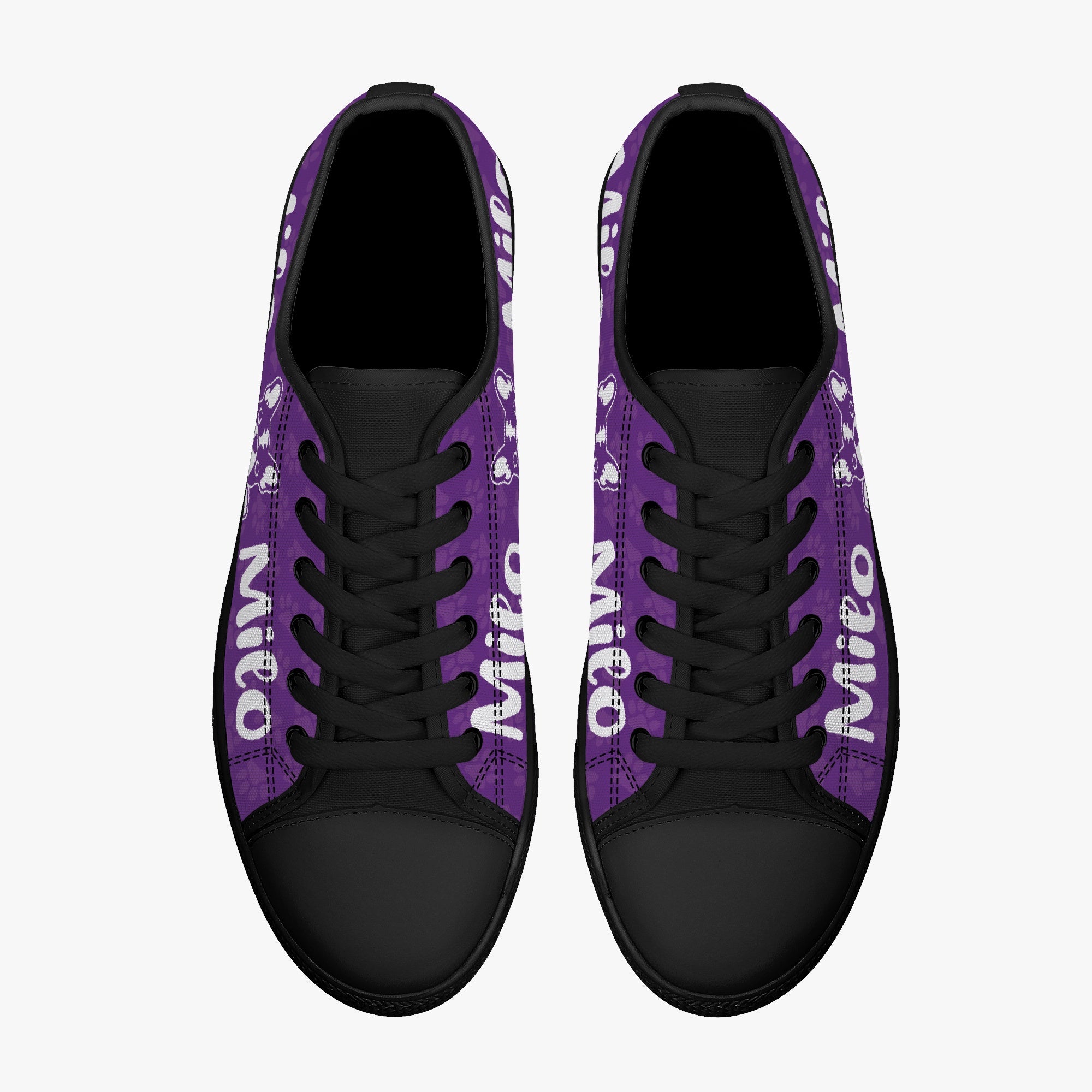 Frenchie Personalized Canvas Sneakers for Everyday Wear-fadou