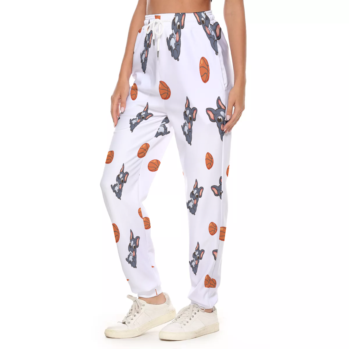 EVIE - Women's Casual Pants for Frenchie Fans Everywhere-fadou