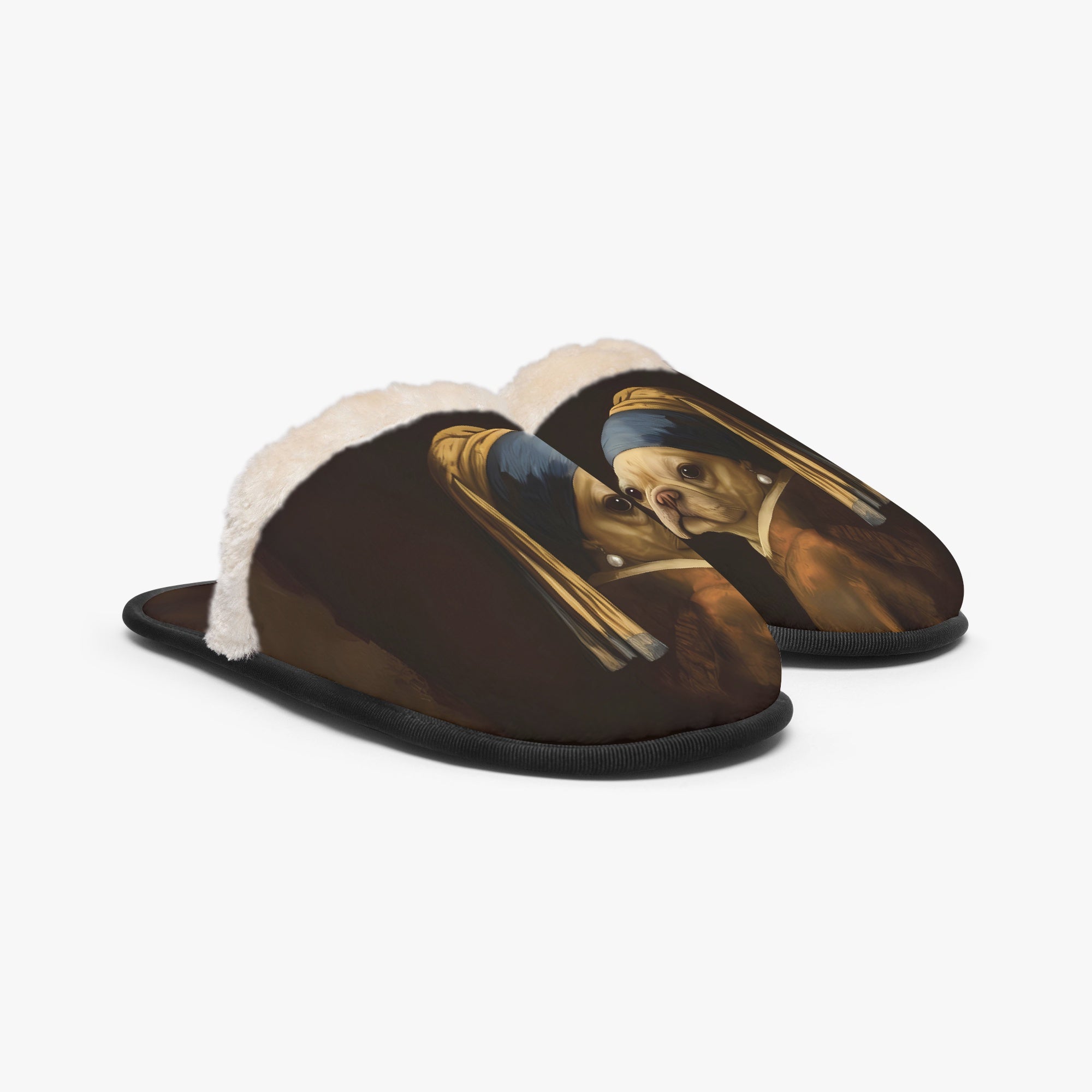 Loaf French Bulldog Cozy Slippers for Frenchie Enthusiasts-fadou