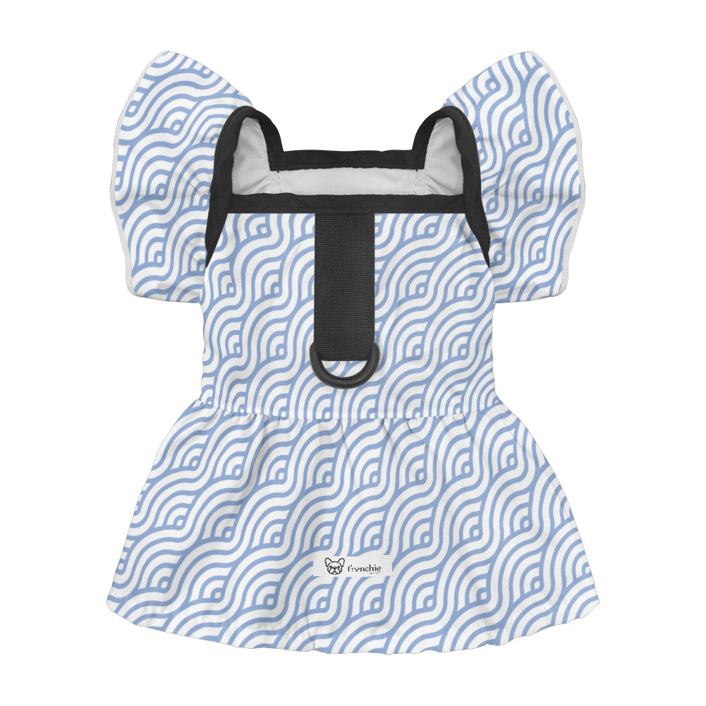 Faye French Bulldog Summer Dress for Outdoor Adventures-fadou
