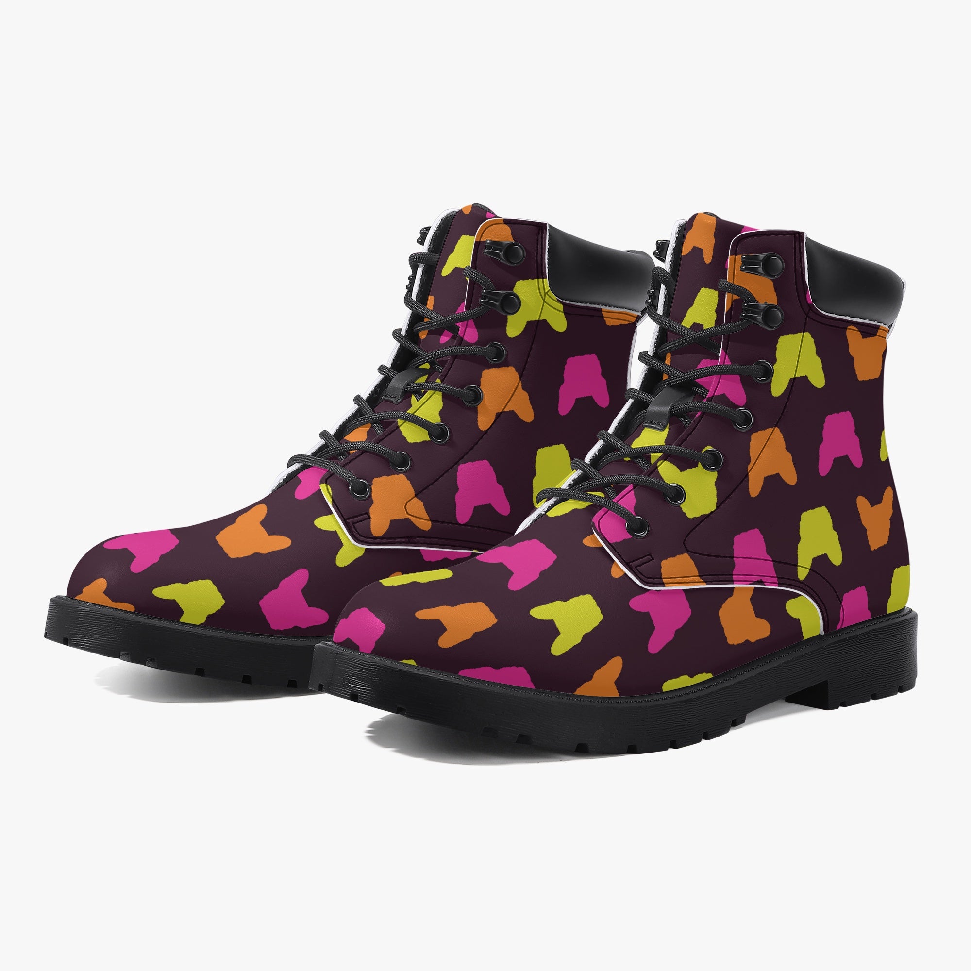 Philippe Leather Fashion Boots for Frenchie Enthusiasts-fadou