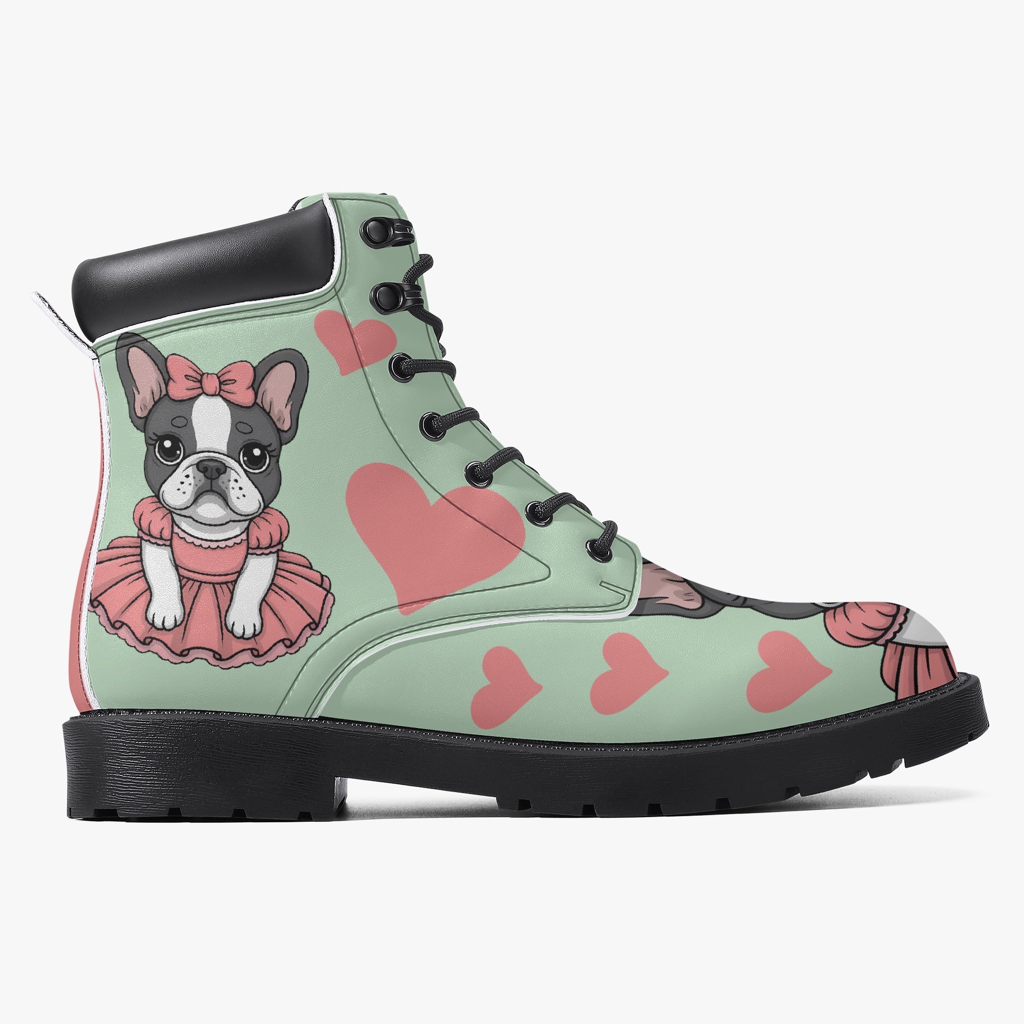 Stormi French Bulldog Ankle Booties for Frenchie Enthusiasts-fadou