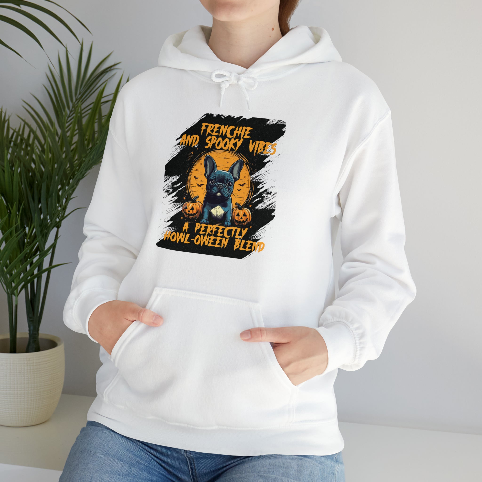 French Bulldog Halloween Dog Mom Hoodie for Dog Moms & Dads-fadou