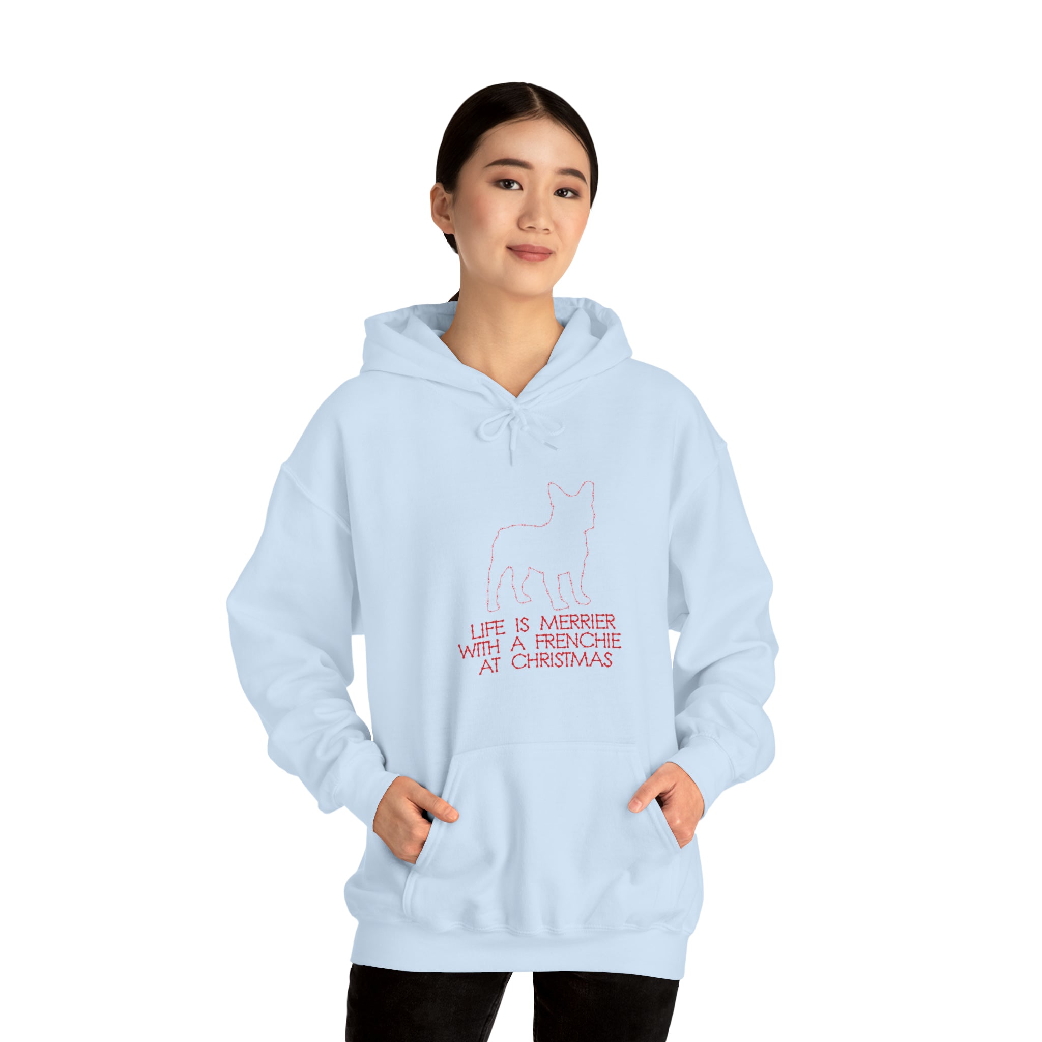 Life French Bulldog Cotton Sweatshirt for Frenchie Enthusiasts-fadou
