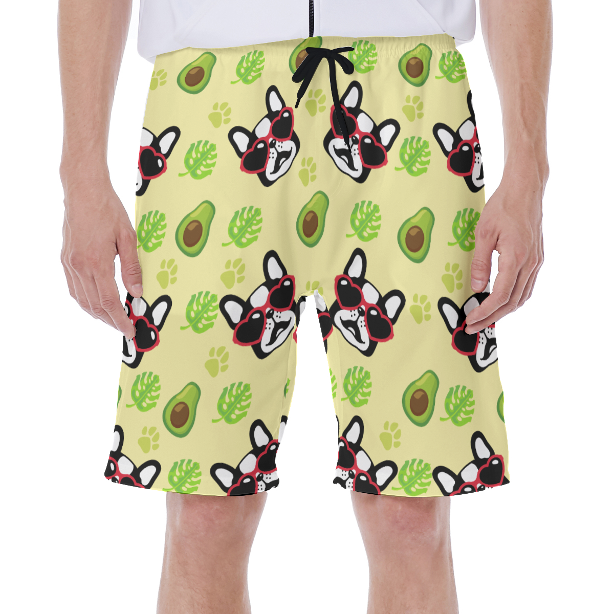 COOPER French Bulldog Casual Shorts for Dog Moms & Dads-fadou