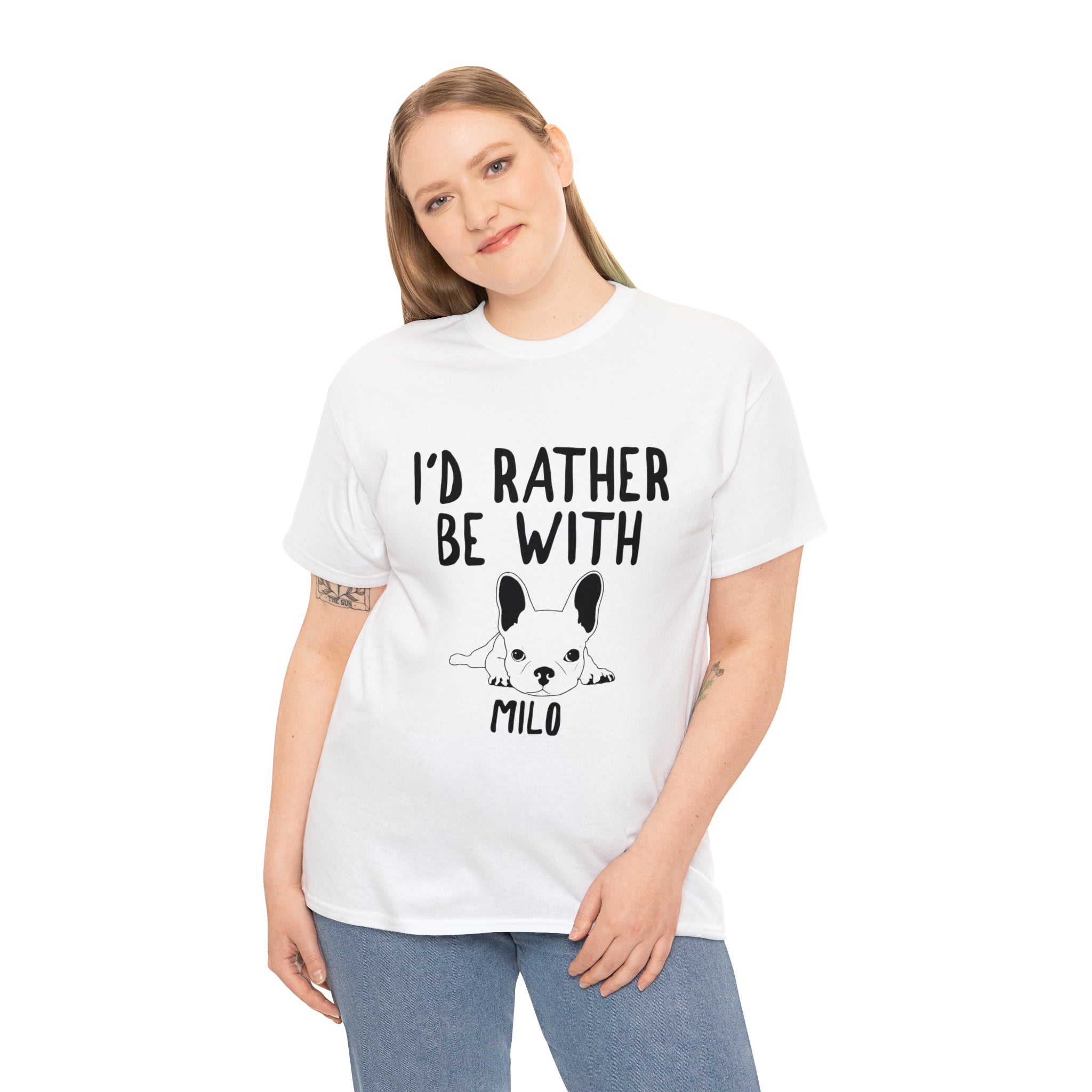 French Bulldog Custom Dog Lover Tee for Dog Moms & Dads-fadou