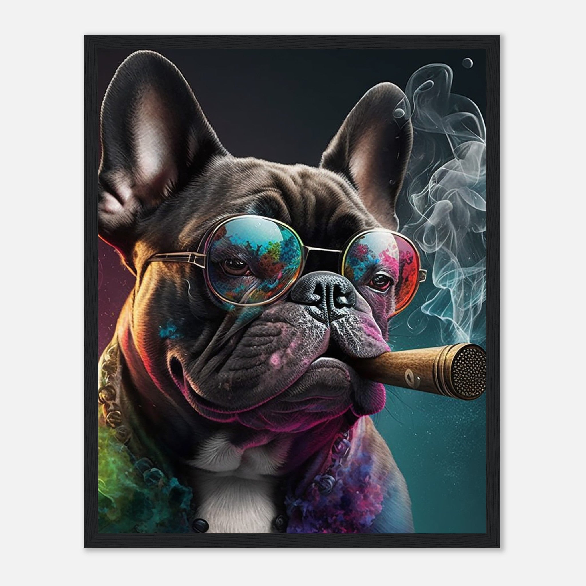 Frenchie Premium Decorative Canvas for Frenchie Enthusiasts-fadou
