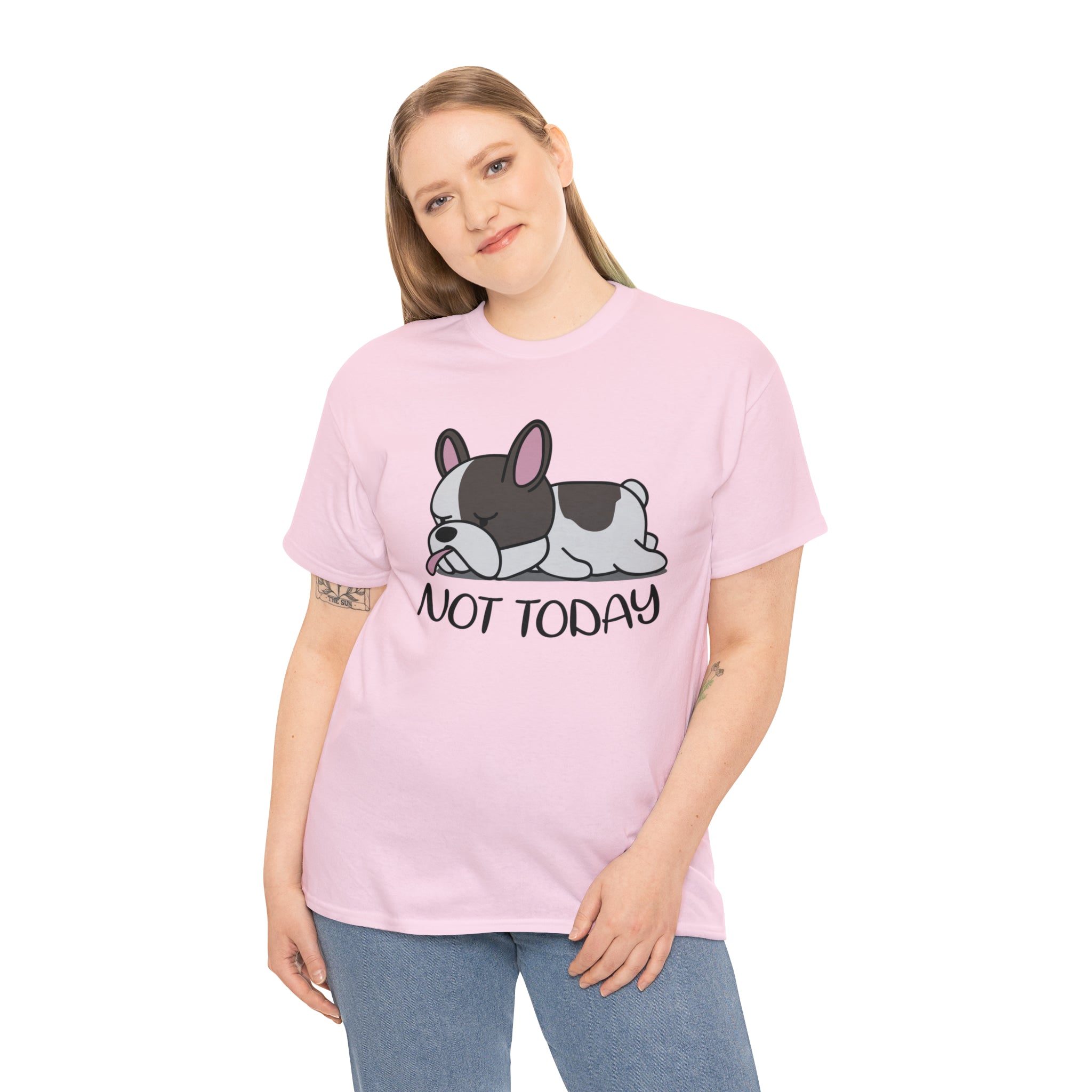French Bulldog Cotton Cotton T-Shirt for Dog Moms & Dads-fadou