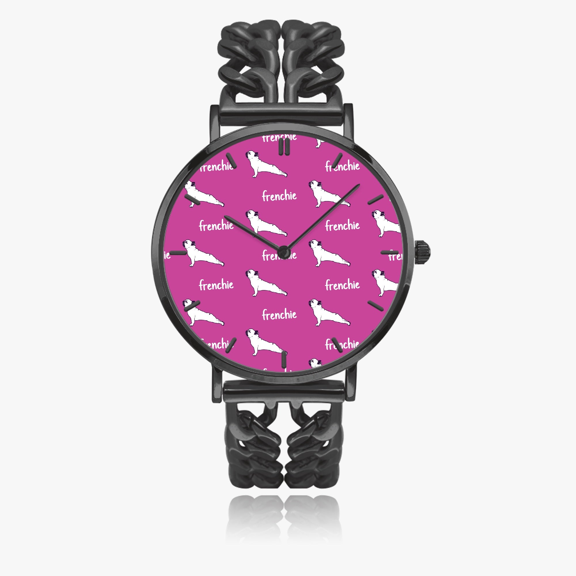 Fontanne French Bulldog Fashion Wristwatch for Bulldog Owners-fadou