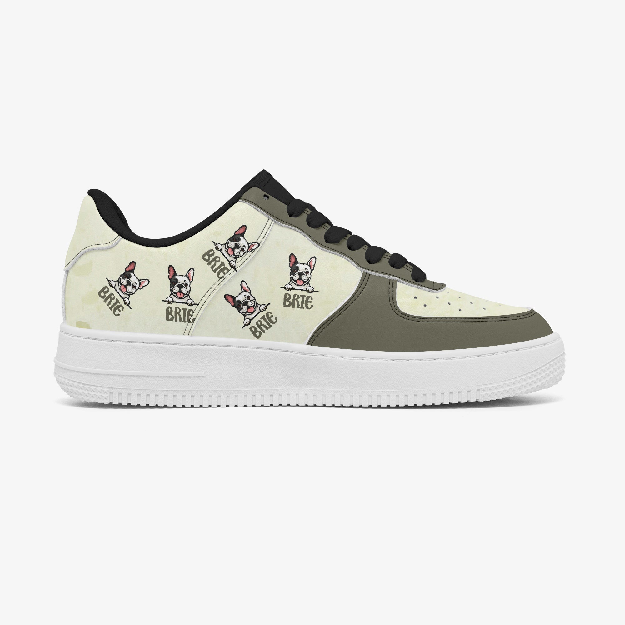French Bulldog Personalized High-Top Shoes for Dog Lovers-fadou