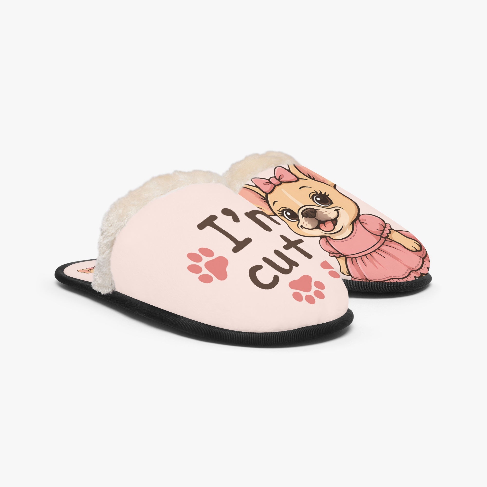 Doyle French Bulldog Cozy Slippers for Frenchie Enthusiasts-fadou