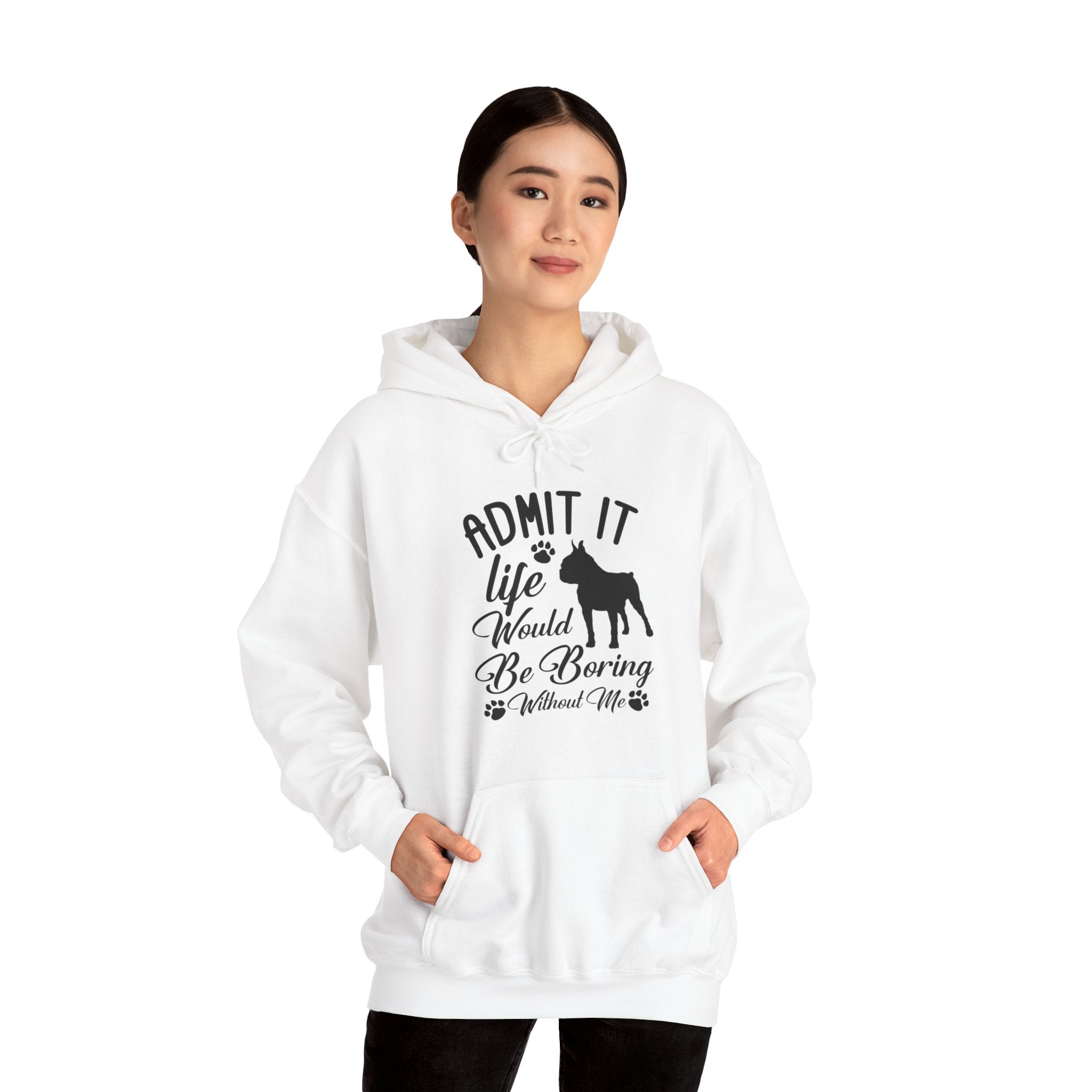 Jax French Bulldog Dog Mom Hoodie for Frenchie Enthusiasts-fadou