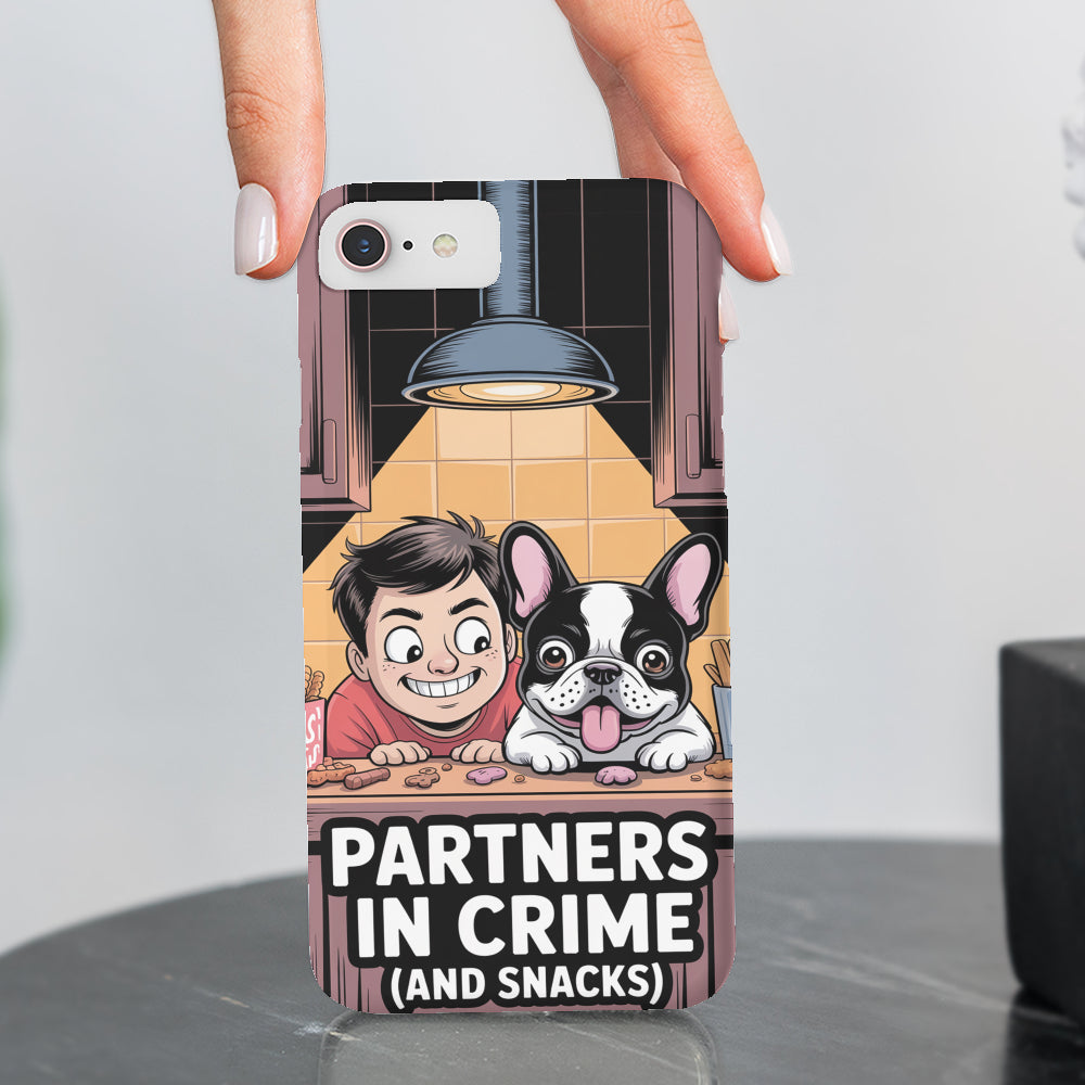 Ace French Bulldog Slim Phone Shell for Frenchie Enthusiasts-fadou