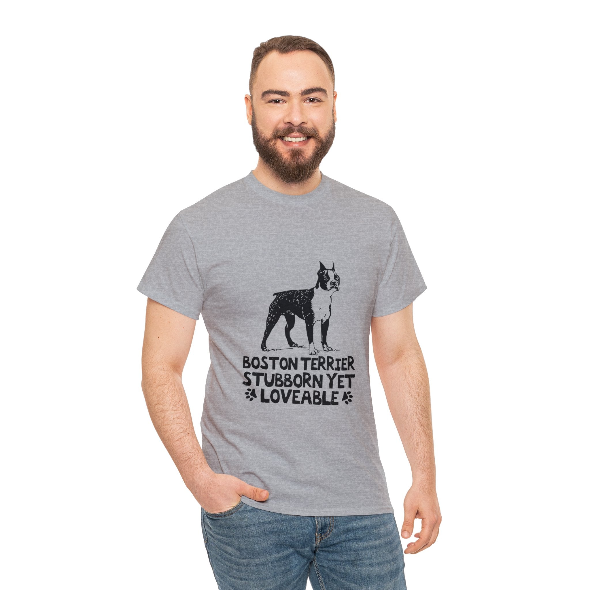 Duke - Unisex Tshirts for Boston Terrier Lovers for Dog Moms & Dads-fadou