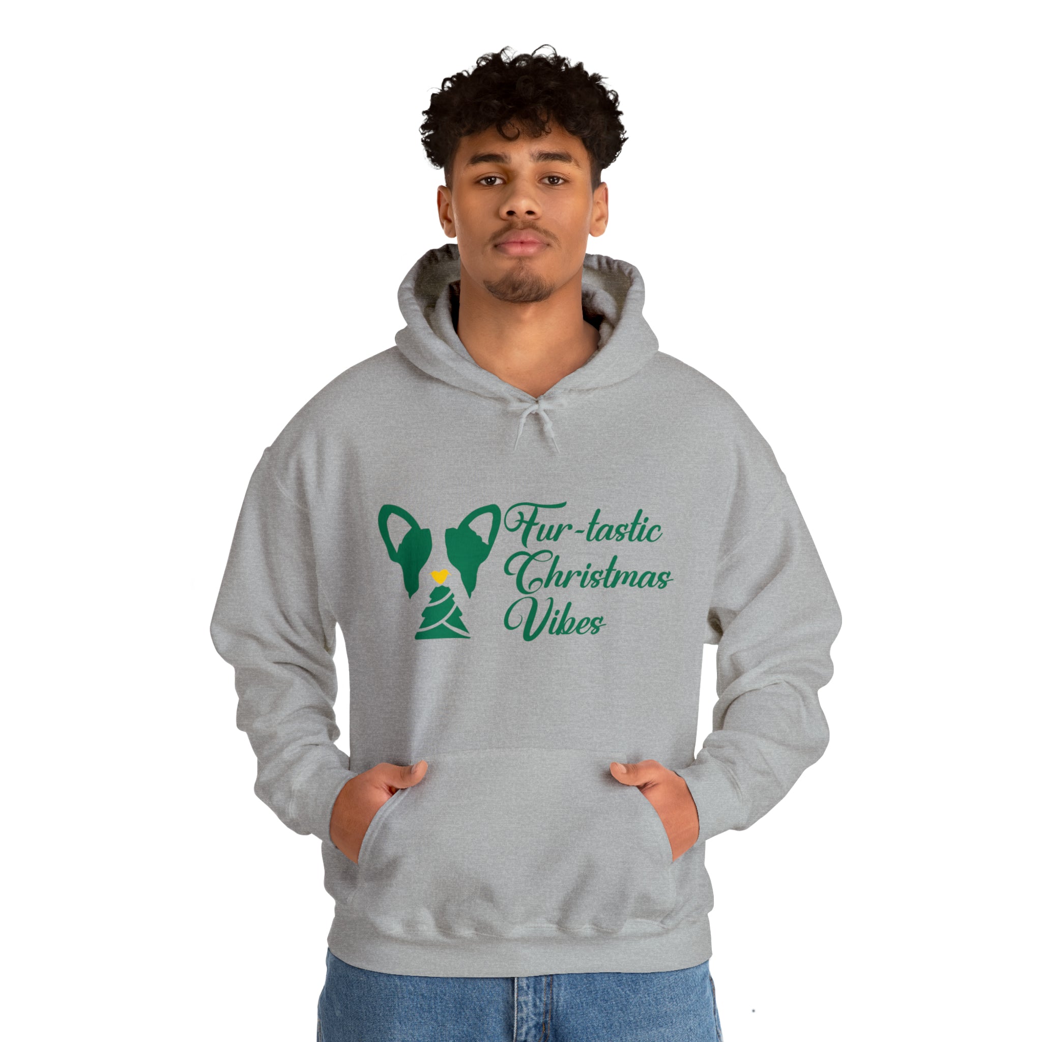 Frenchie Christmas Cotton Sweatshirt for Frenchie Enthusiasts-fadou