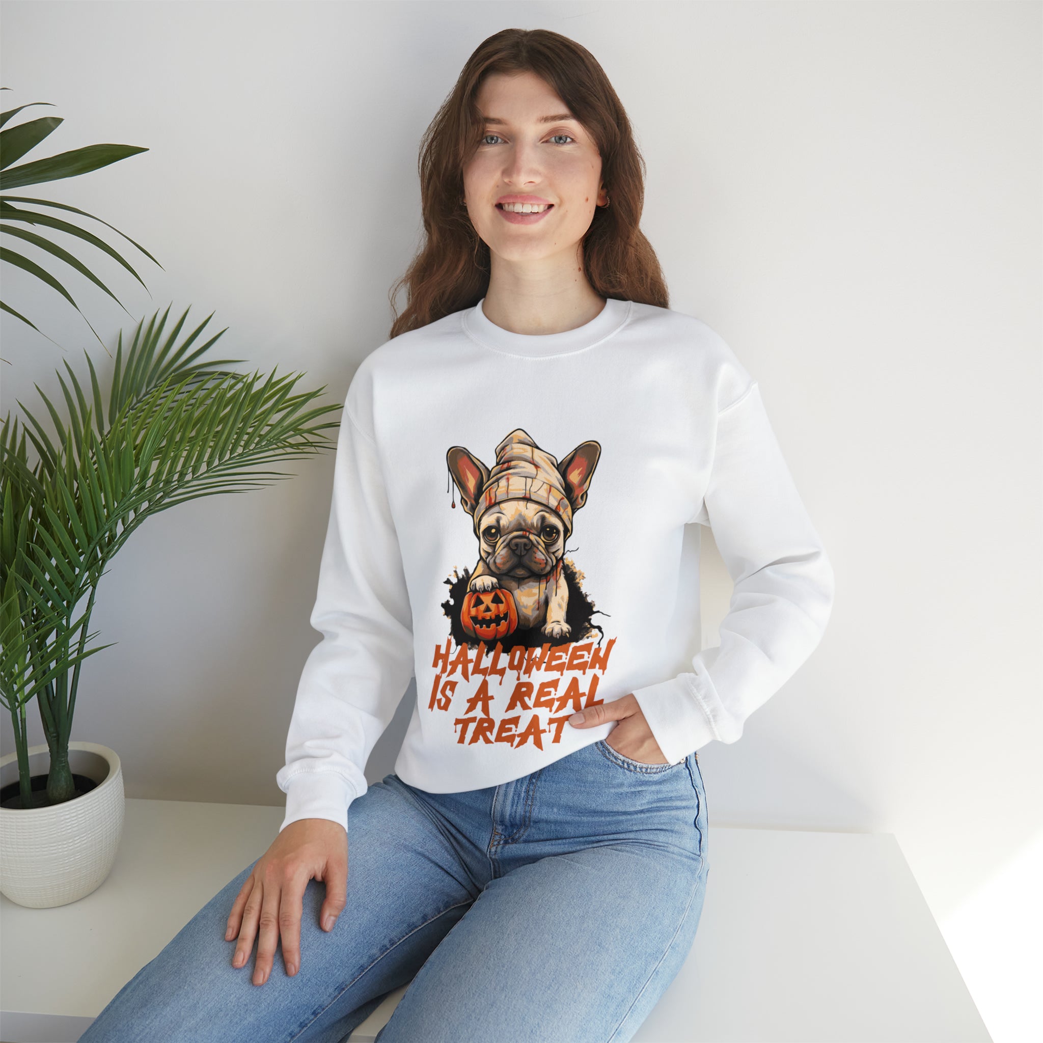 French Bulldog Halloween Pet Parent Pullover for Dog Lovers-fadou