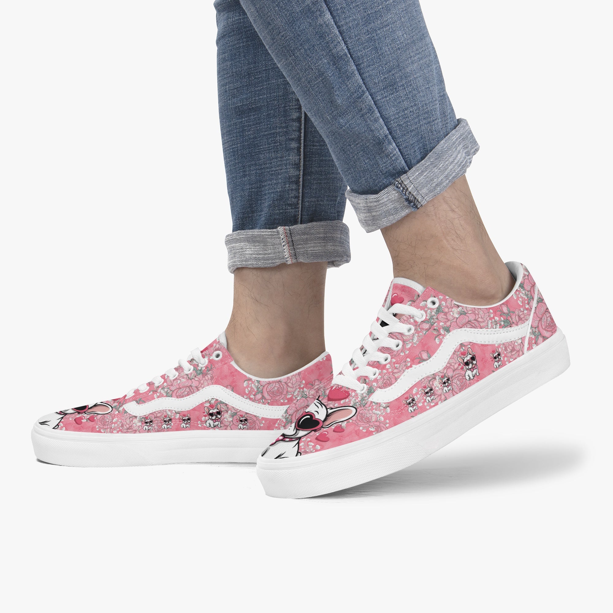French Bulldog Trendy Casual Footwear for Dog Park Days-fadou
