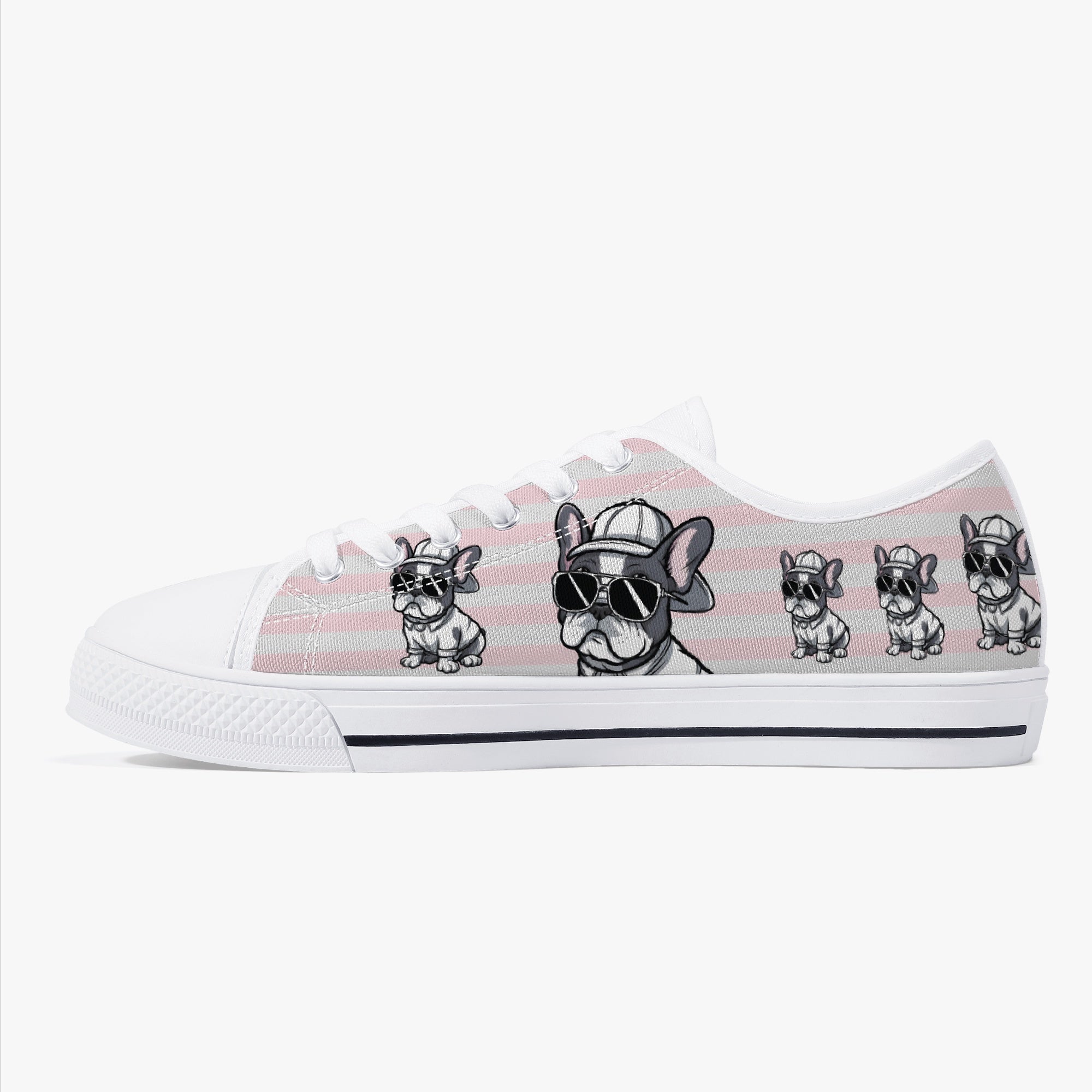 French Bulldog Classic Classic Sneakers for Pet Culture-fadou