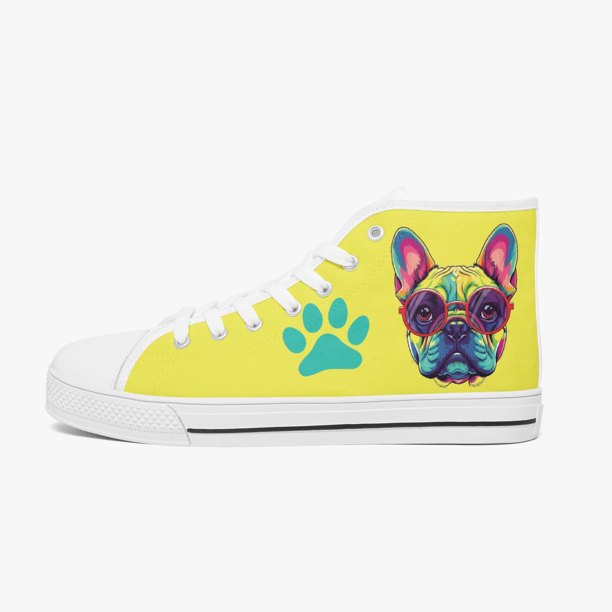 French Bulldog Classic Classic Sneakers for Pet Parents-fadou