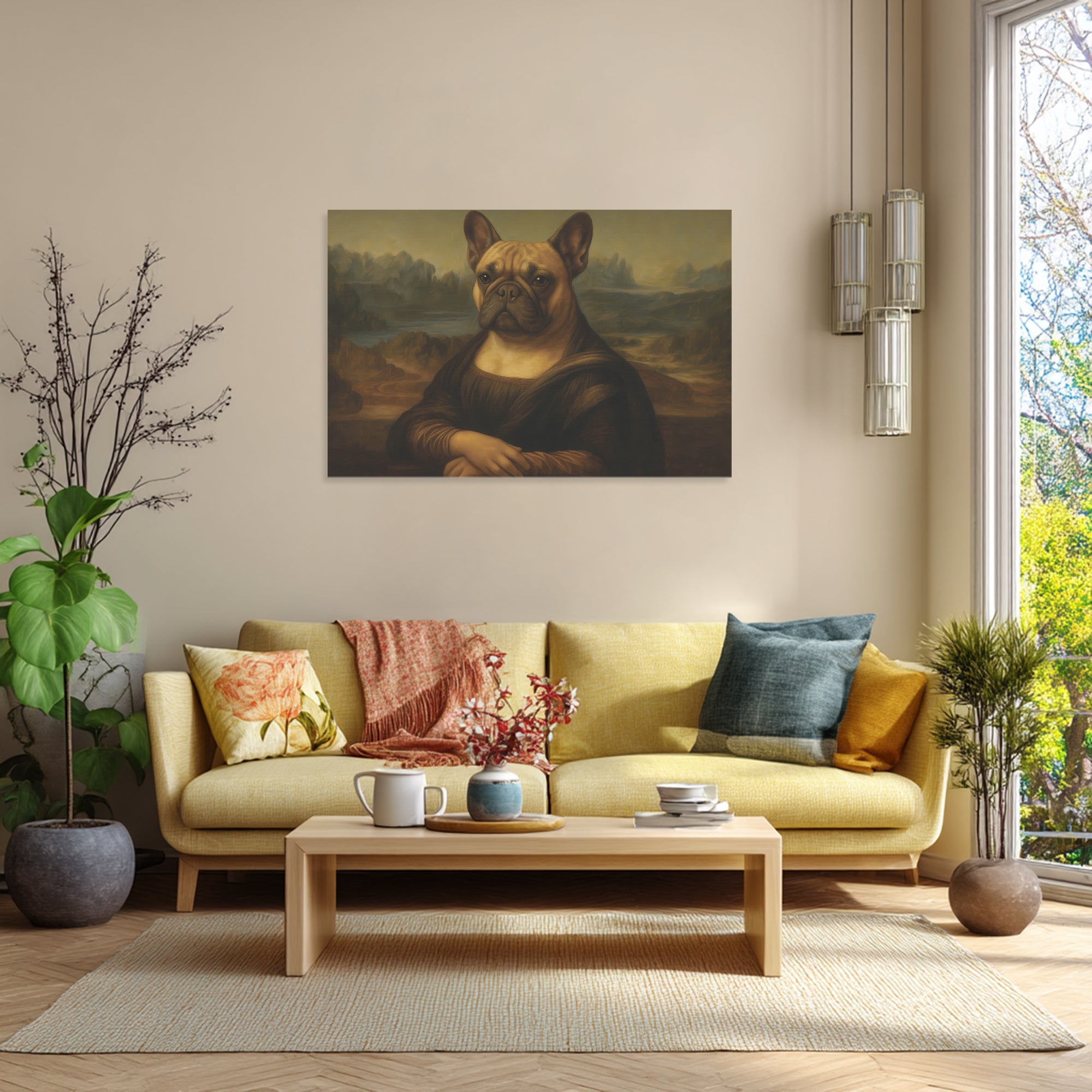 French Bulldog Adorable Framed Poster for Dog Moms & Dads-fadou